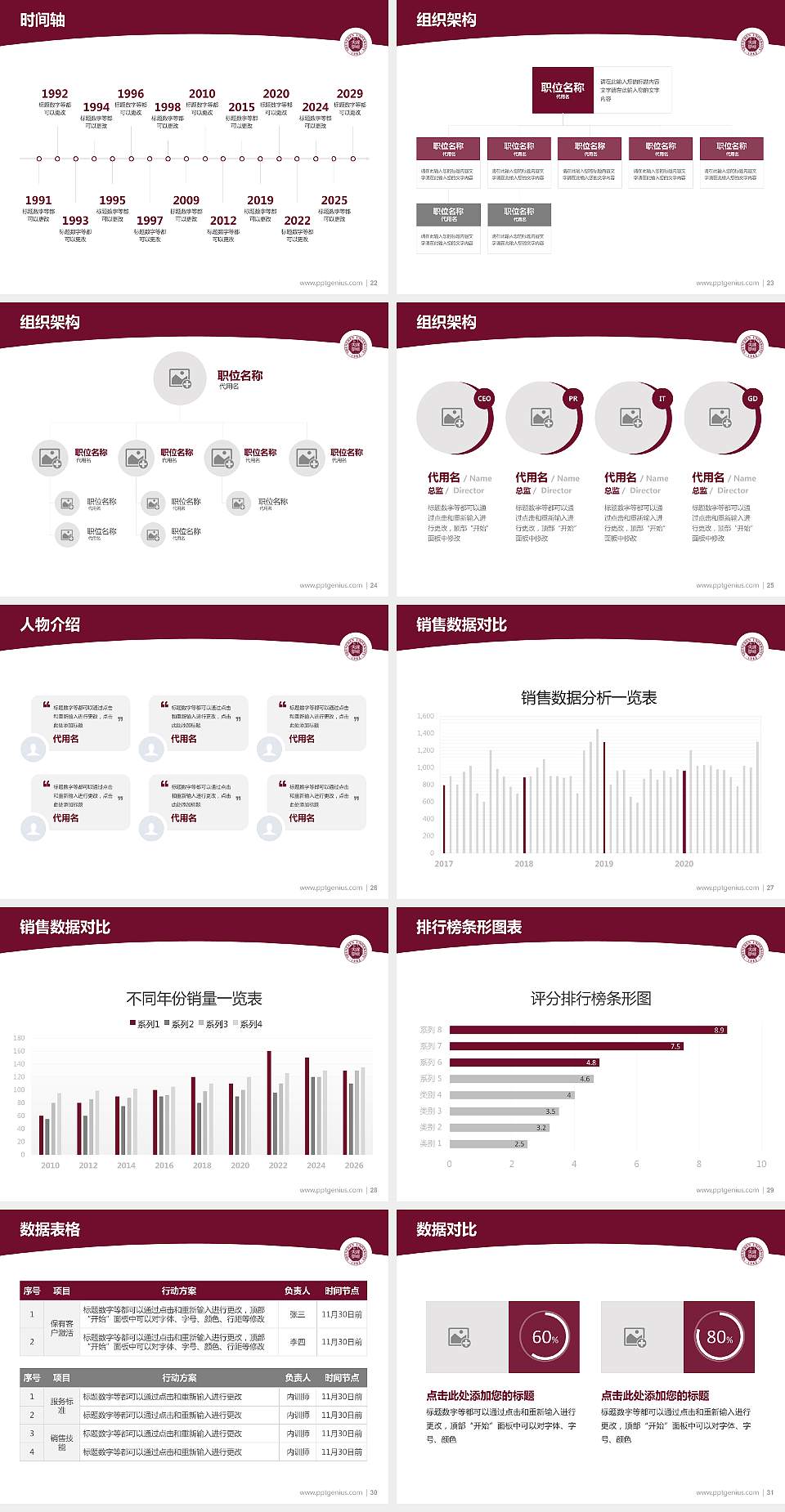 深圳大学学术汇报/学术交流研讨会通用PPT模板下载4:3格式幻灯片预览图4