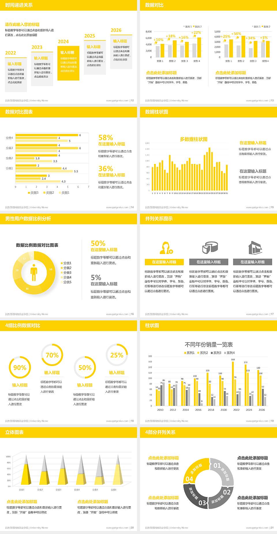 民办万博科技职业学院硕士研究生/本科生毕业论文答辩/开题报告通用PPT模板下载4:3格式幻灯片预览图3