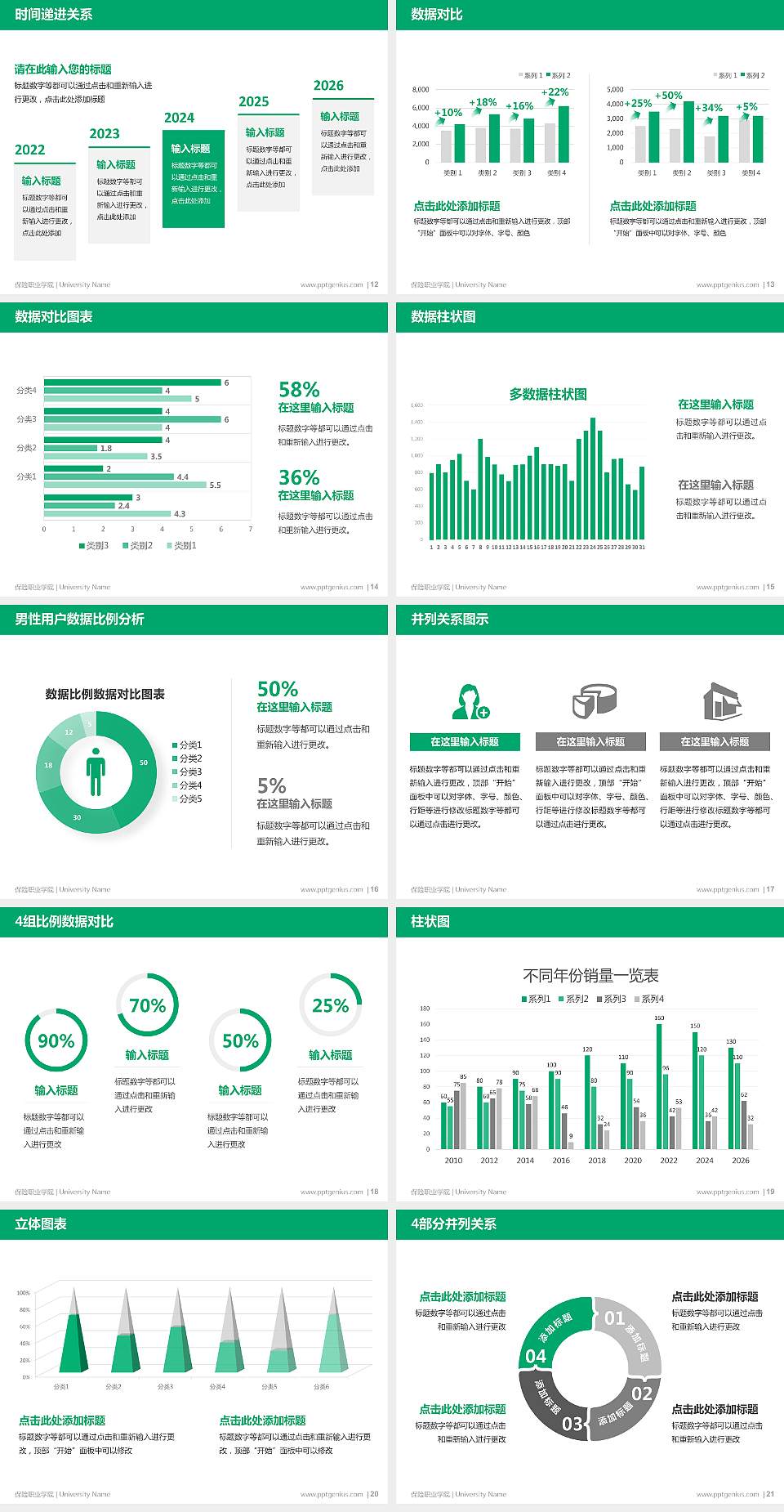 保险职业学院硕士研究生/本科生毕业论文答辩/开题报告通用PPT模板下载4:3格式幻灯片预览图3