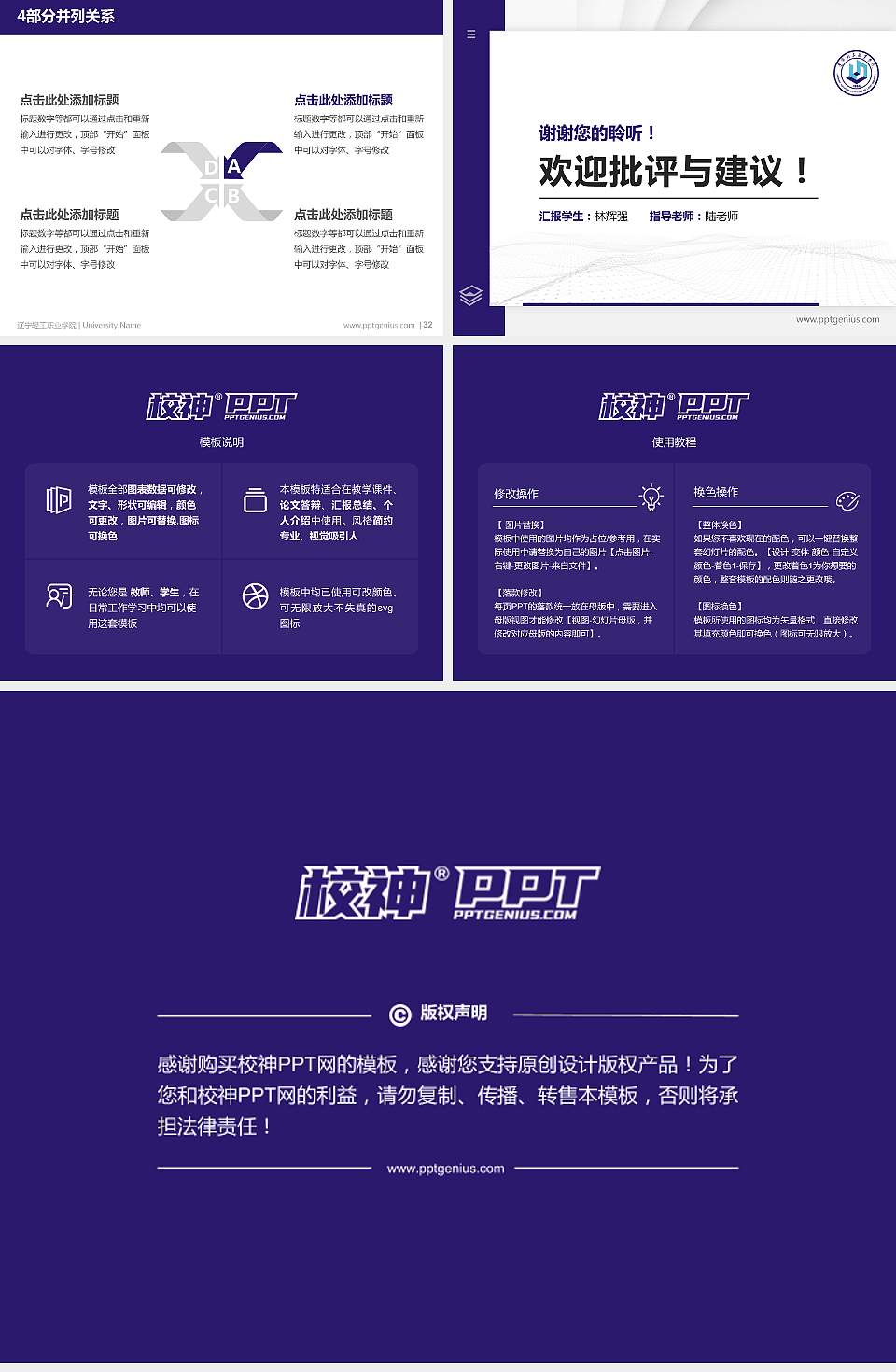 辽宁轻工职业学院硕士研究生/本科生毕业论文答辩/开题报告通用PPT模板下载4:3格式幻灯片预览图5