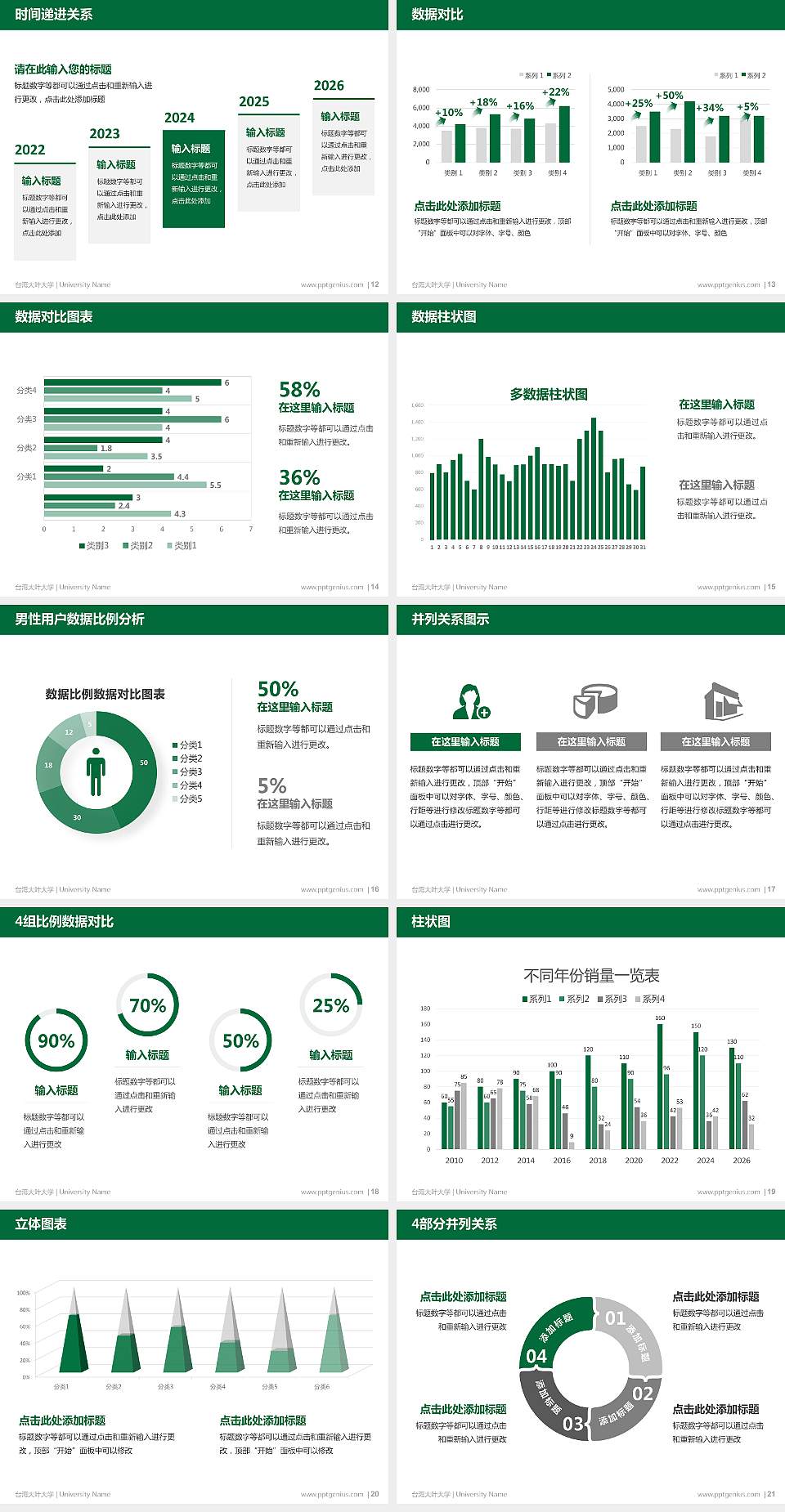 台湾大叶大学硕士研究生/本科生毕业论文答辩/开题报告通用PPT模板下载4:3格式幻灯片预览图3