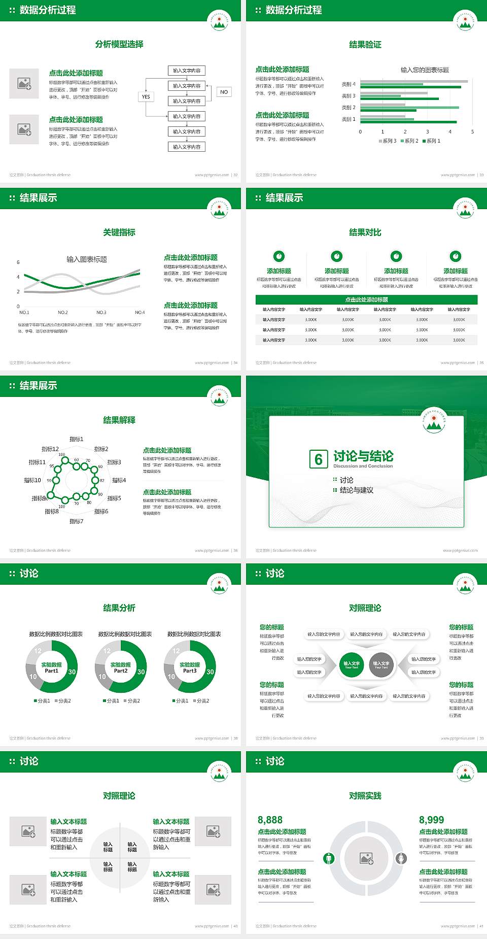 安徽现代信息工程职业学院论文答辩标准PPT模板4:3格式幻灯片预览图5