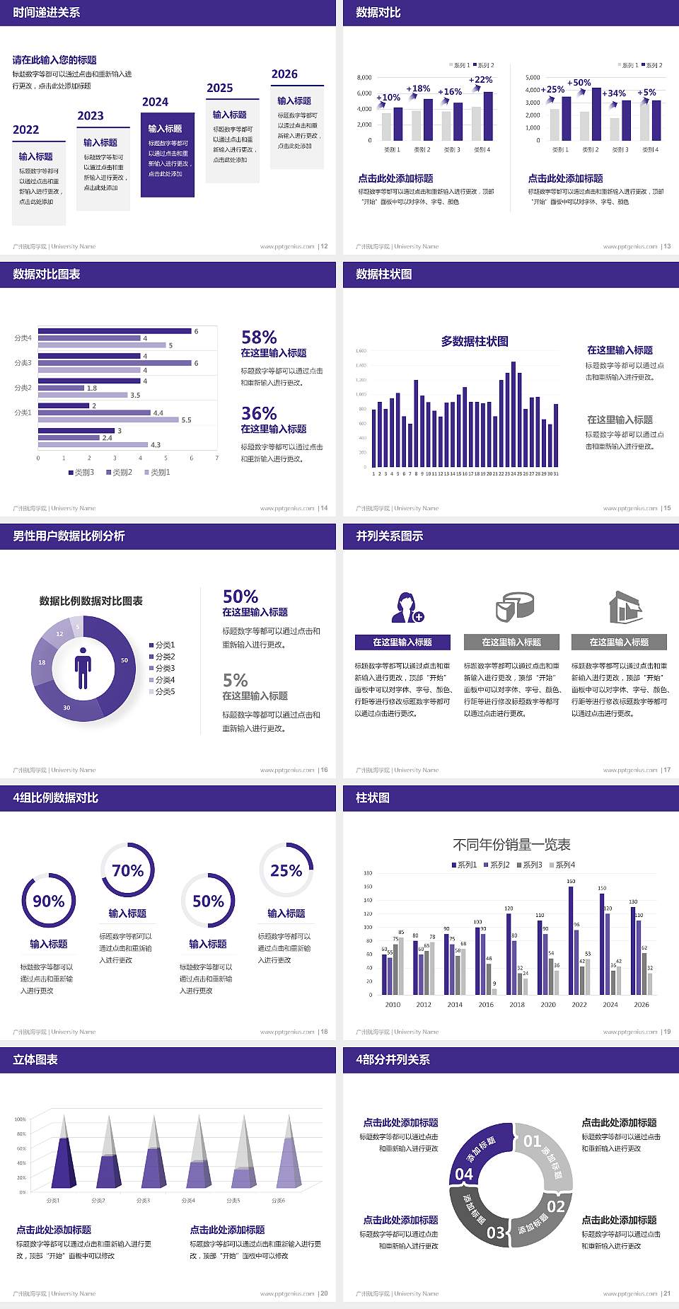 广州航海学院硕士研究生/本科生毕业论文答辩/开题报告通用PPT模板下载4:3格式幻灯片预览图3