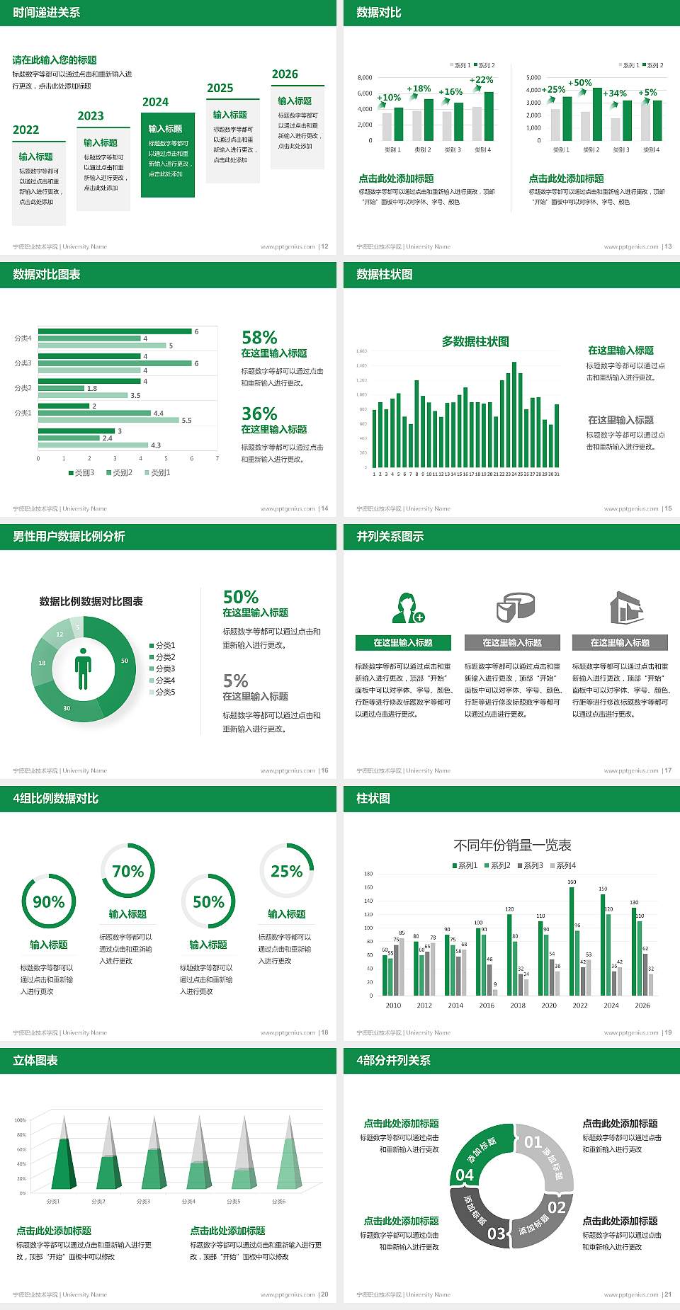 宁德职业技术学院硕士研究生/本科生毕业论文答辩/开题报告通用PPT模板下载4:3格式幻灯片预览图3
