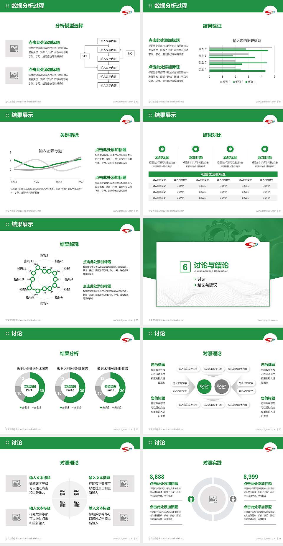 四川管理职业学院论文答辩标准PPT模板4:3格式幻灯片预览图5