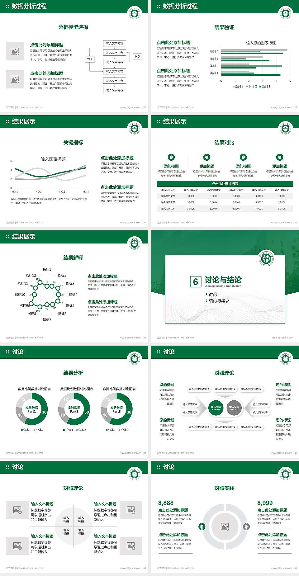 四川轻化工大学论文答辩标准PPT模板4:3格式幻灯片预览图5