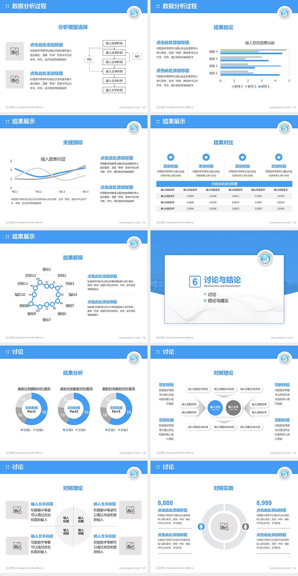 安徽文达信息工程学院论文答辩标准PPT模板4:3格式幻灯片预览图5