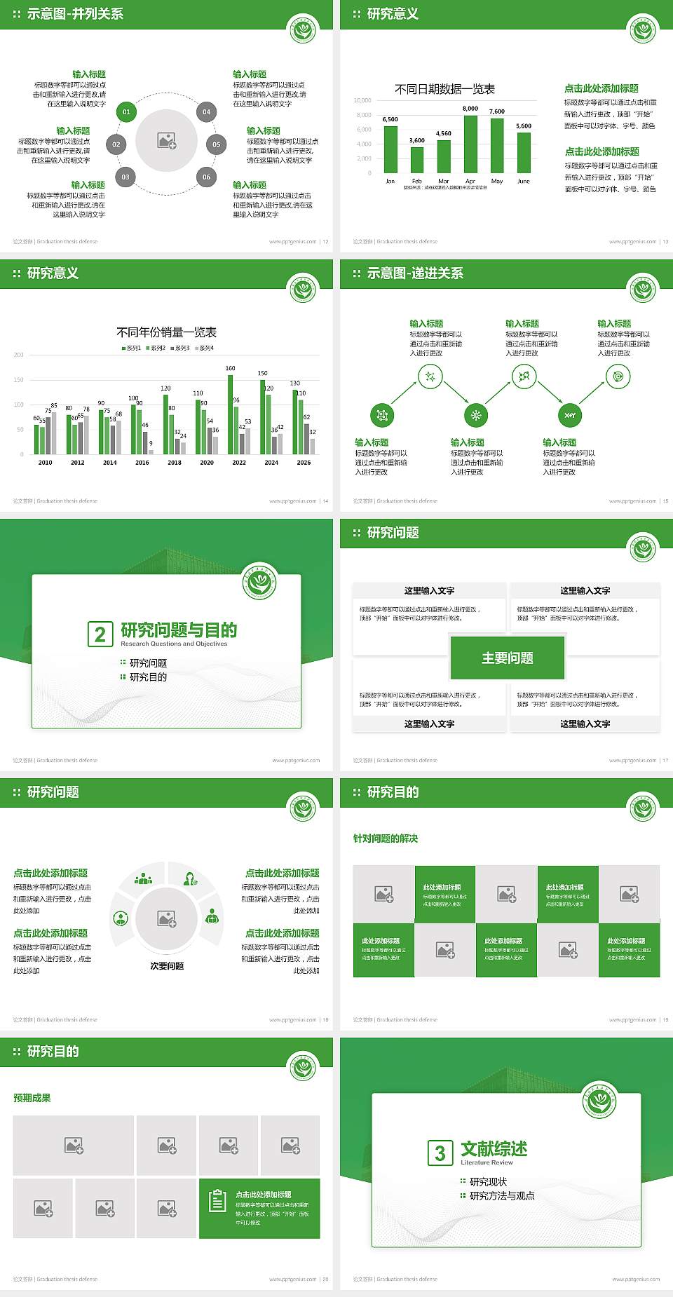云南医药健康职业学院论文答辩标准PPT模板4:3格式幻灯片预览图3