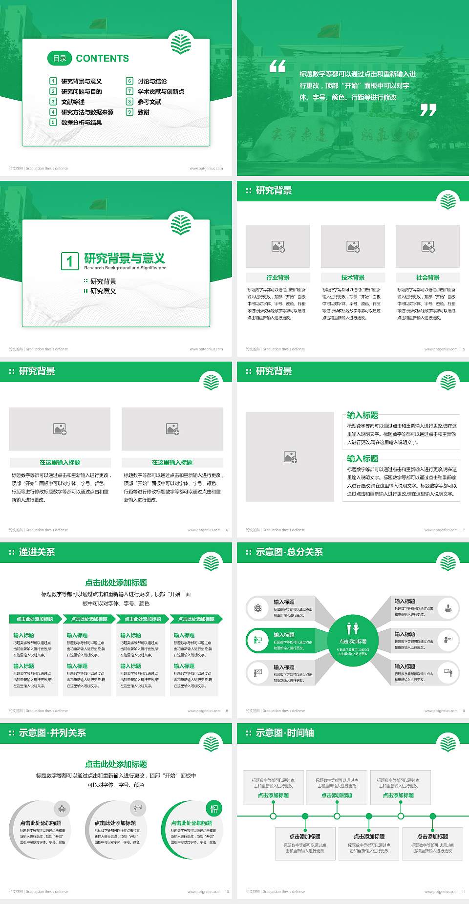 中国青年政治学院论文答辩标准PPT模板4:3格式幻灯片预览图2