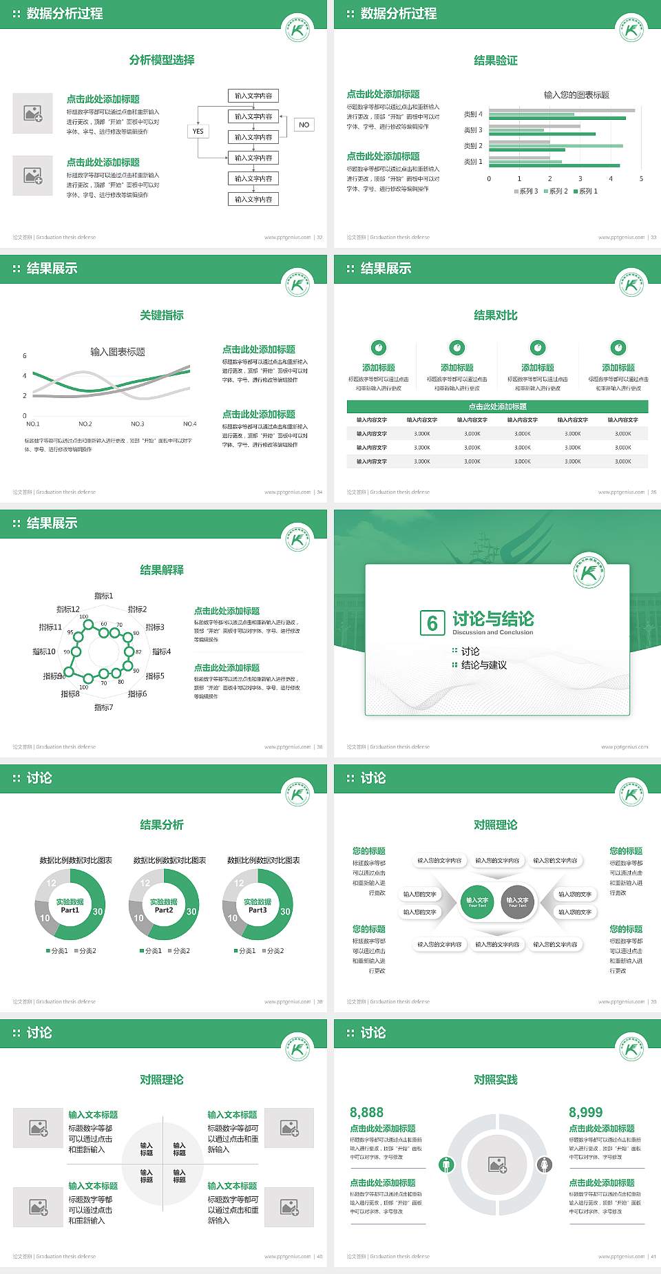山东凯文科技职业学院论文答辩标准PPT模板4:3格式幻灯片预览图5