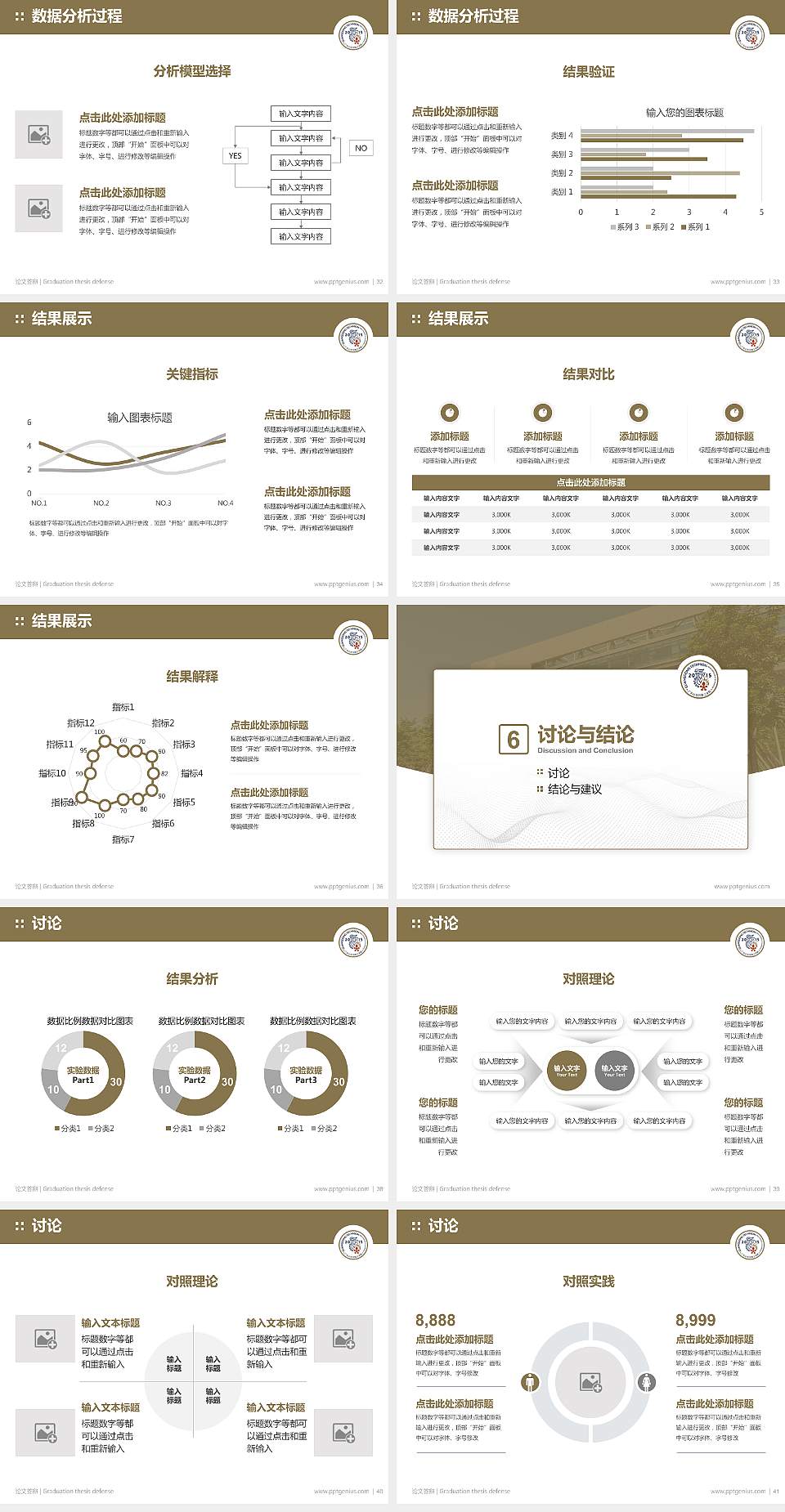 广东以色列理工学院论文答辩标准PPT模板4:3格式幻灯片预览图5