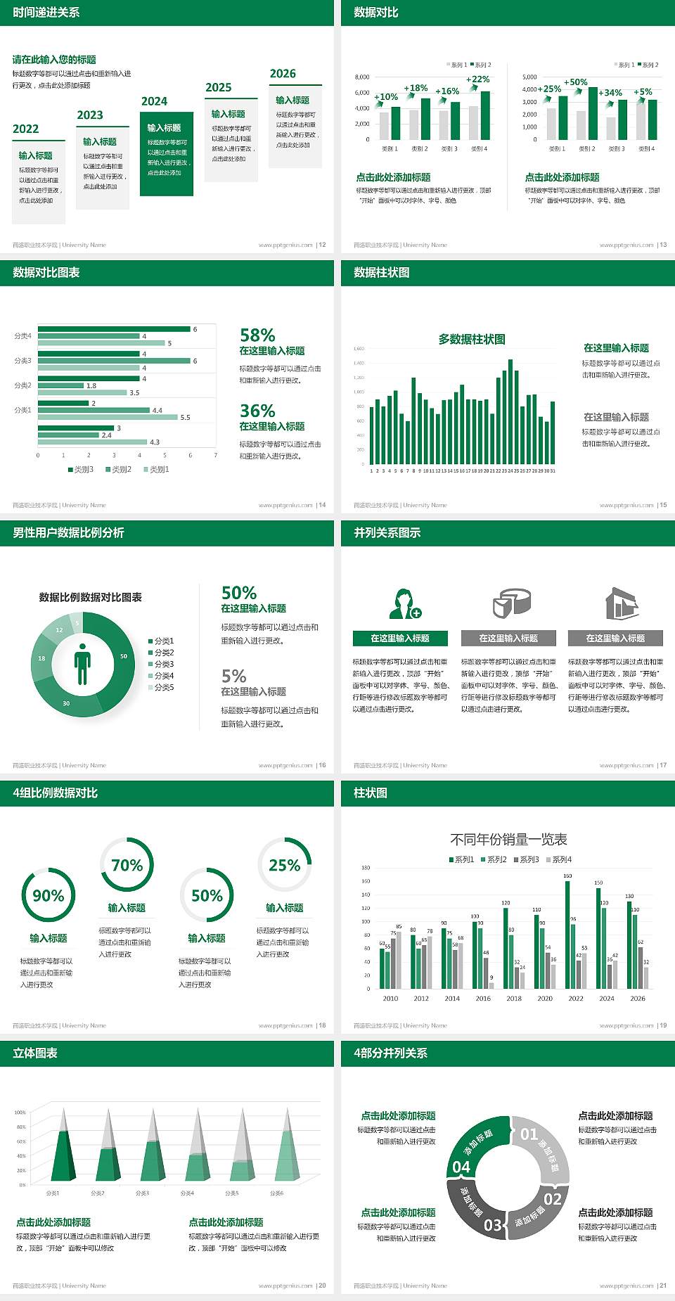 商洛职业技术学院硕士研究生/本科生毕业论文答辩/开题报告通用PPT模板下载4:3格式幻灯片预览图3