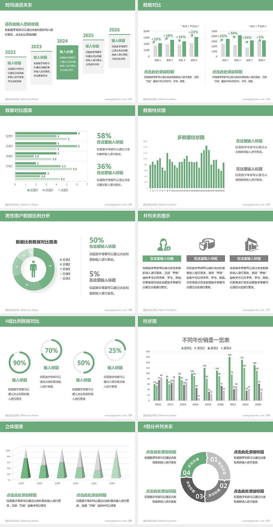 泊头职业学院硕士研究生/本科生毕业论文答辩/开题报告通用PPT模板下载4:3格式幻灯片预览图3