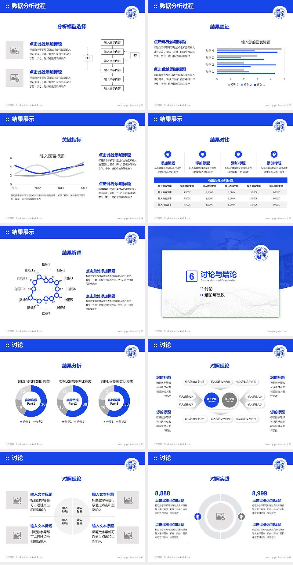 宿迁泽达职业技术学院论文答辩标准PPT模板4:3格式幻灯片预览图5