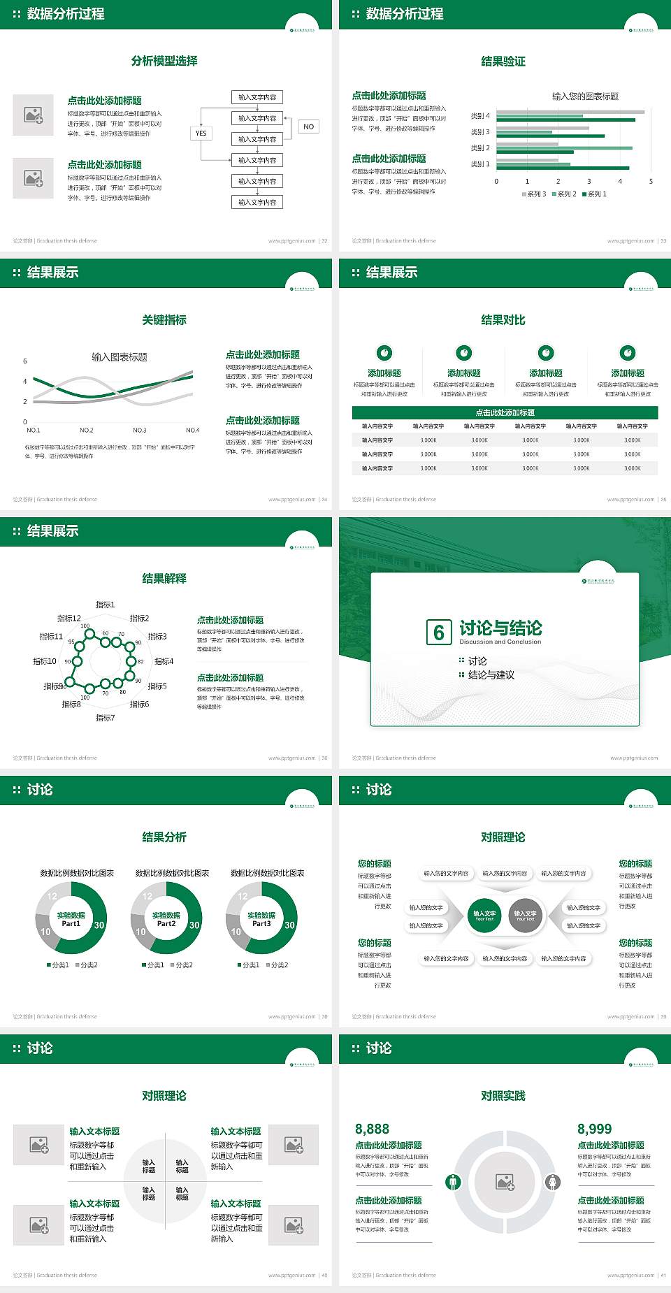 商洛职业技术学院论文答辩标准PPT模板4:3格式幻灯片预览图5