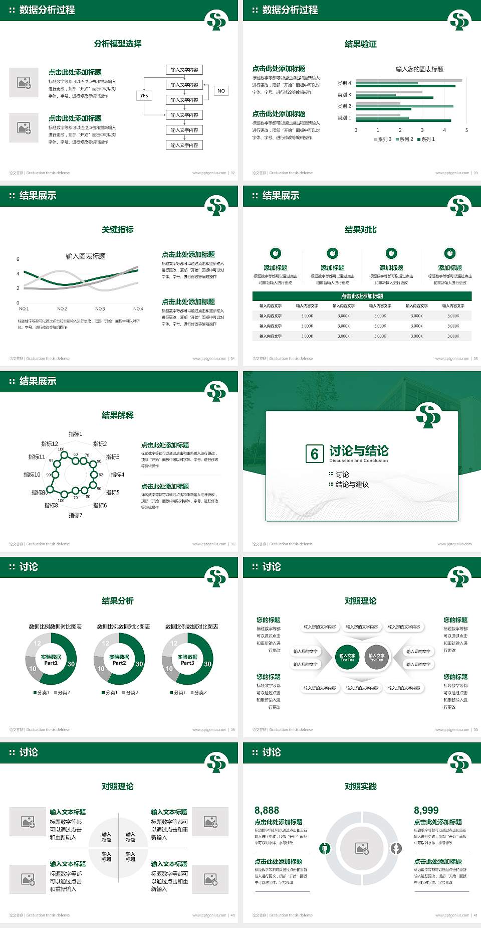 三门峡职业技术学院论文答辩标准PPT模板4:3格式幻灯片预览图5