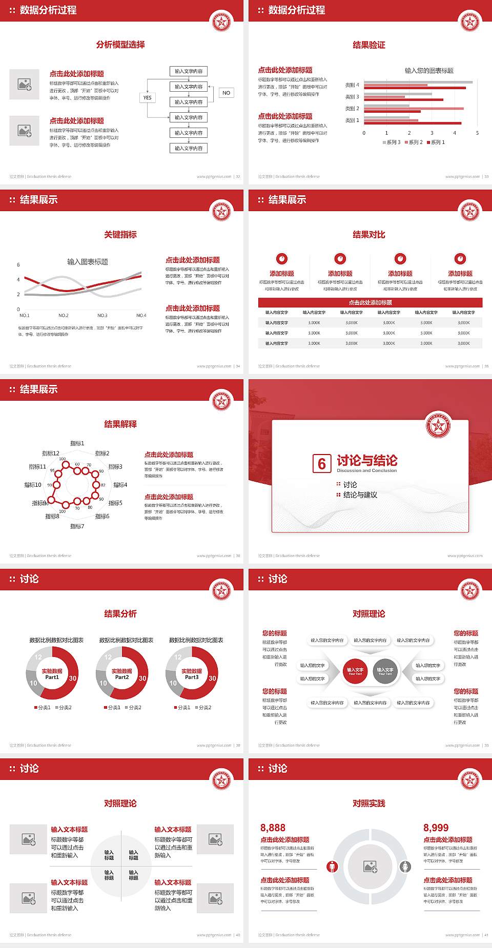新疆生产建设兵团兴新职业技术学院论文答辩标准PPT模板4:3格式幻灯片预览图5