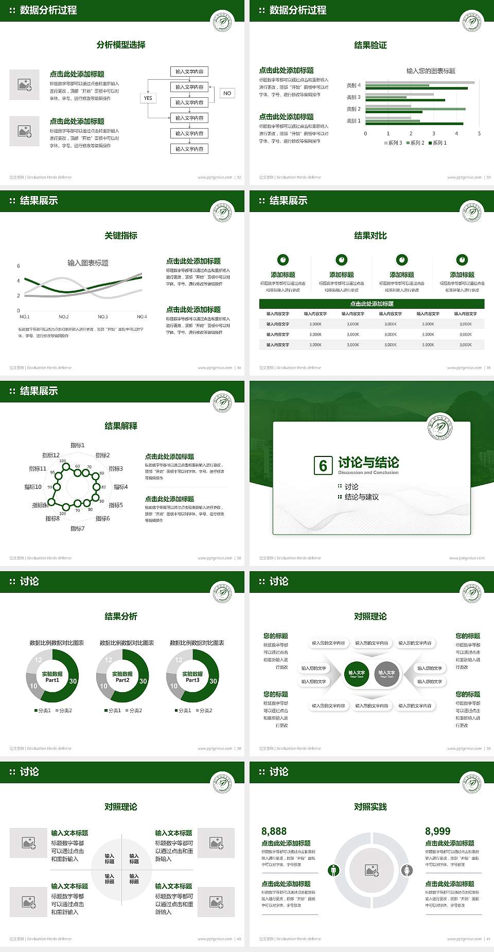 铜仁职业技术学院论文答辩标准PPT模板4:3格式幻灯片预览图5