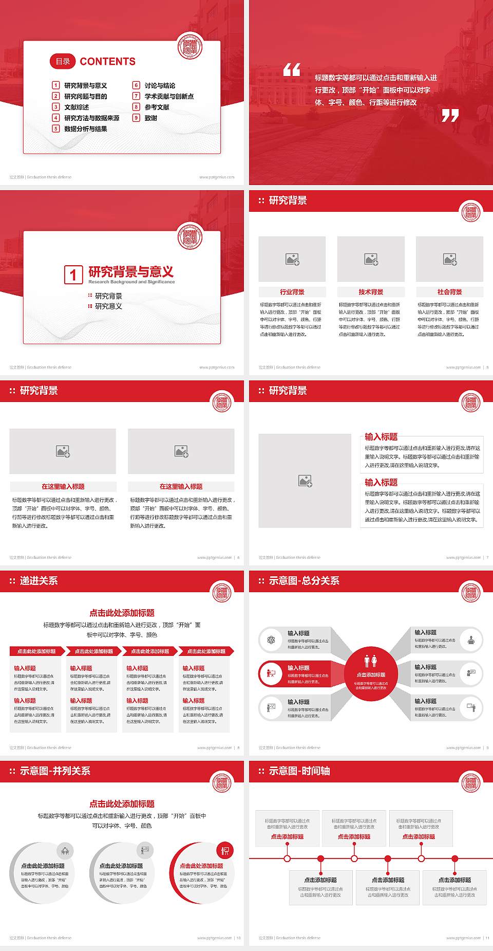 黑龙江农业职业技术学院论文答辩标准PPT模板4:3格式幻灯片预览图2