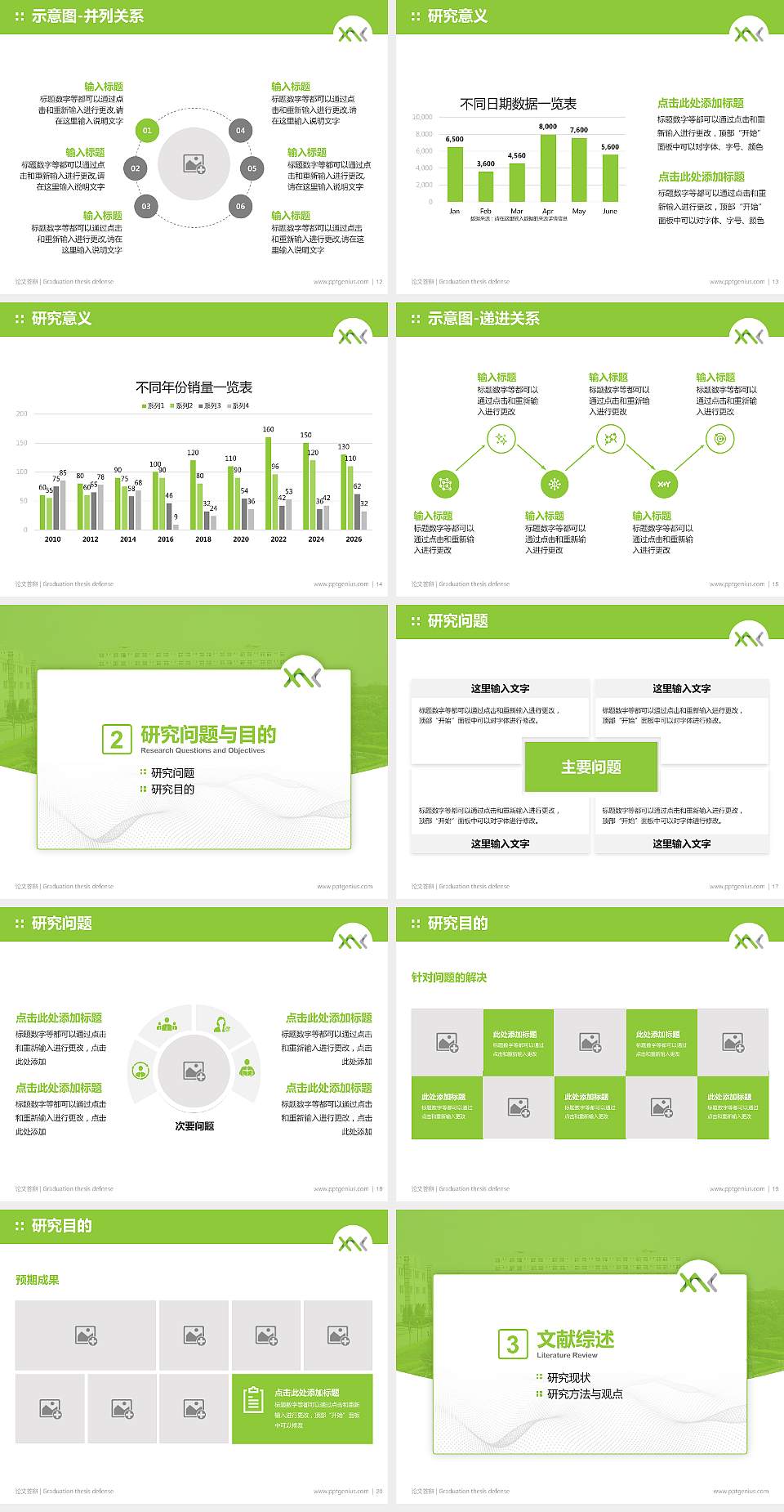 西安汽车科技职业学院论文答辩标准PPT模板4:3格式幻灯片预览图3