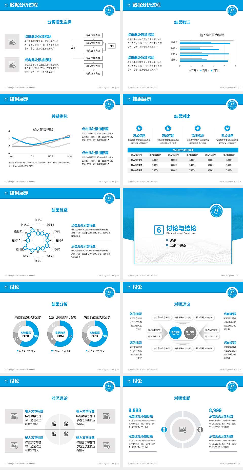 新疆体育职业技术学院论文答辩标准PPT模板4:3格式幻灯片预览图5