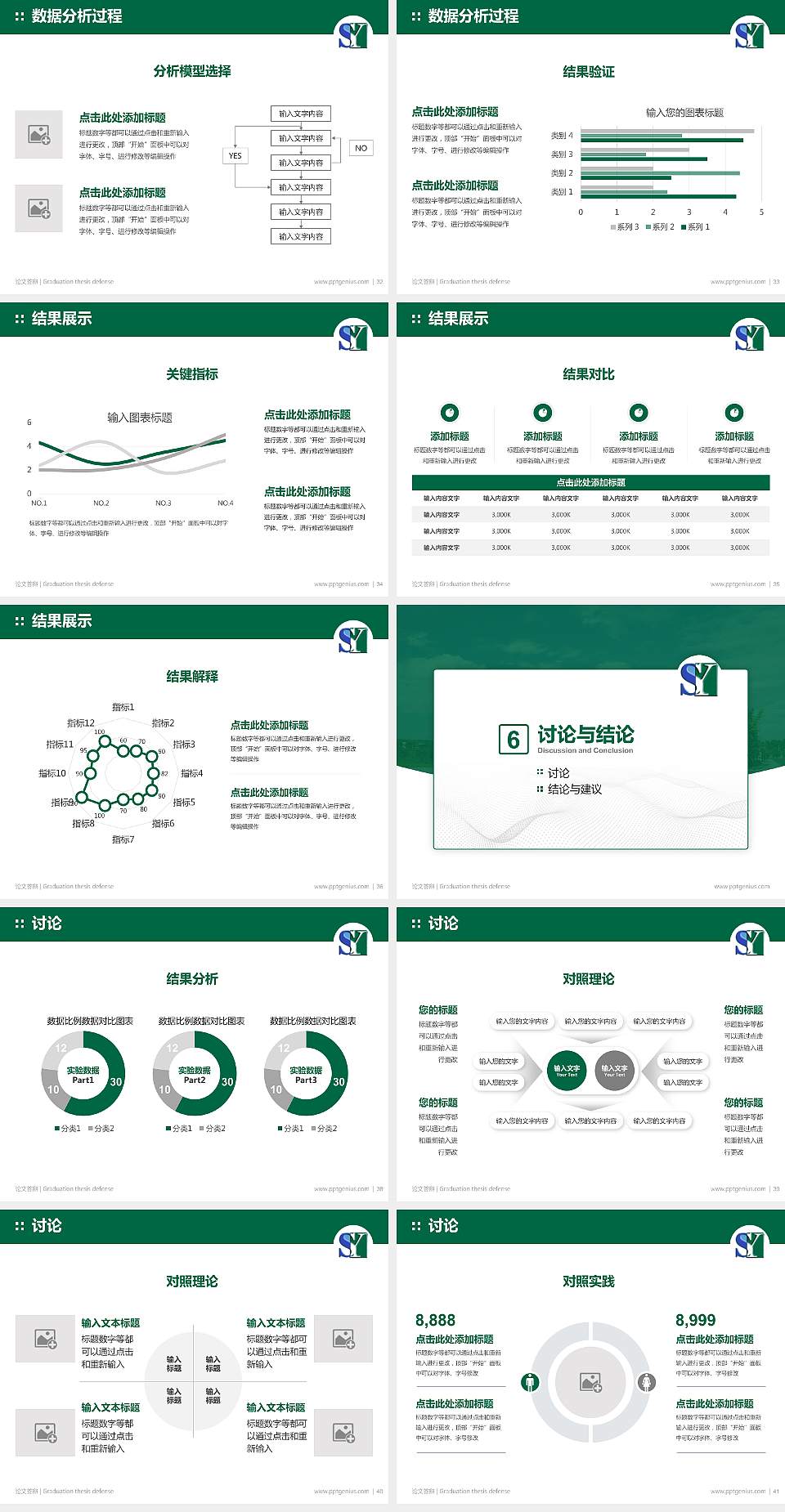 辽宁税务高等专科学校论文答辩标准PPT模板4:3格式幻灯片预览图5