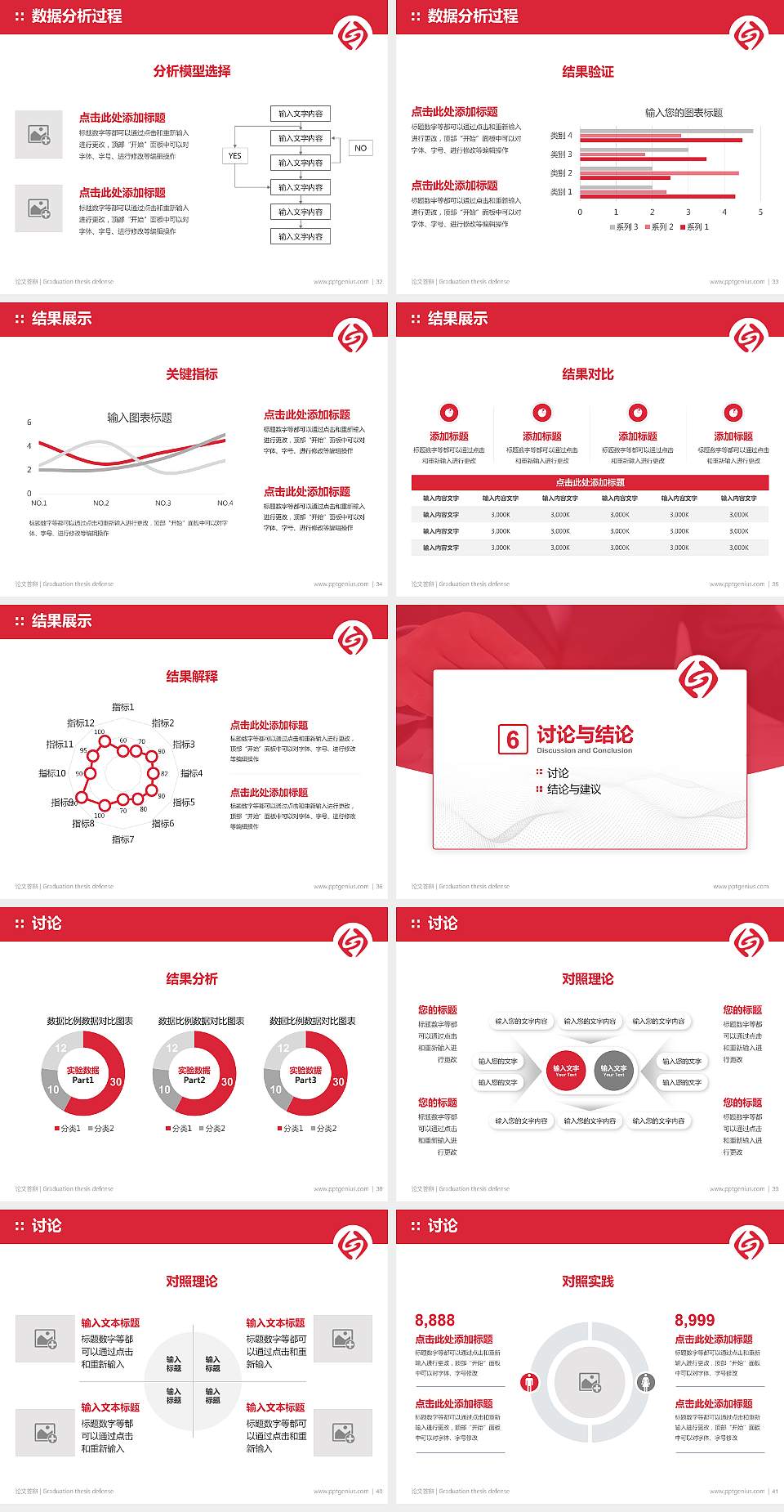 苏州经贸职业技术学院论文答辩标准PPT模板4:3格式幻灯片预览图5