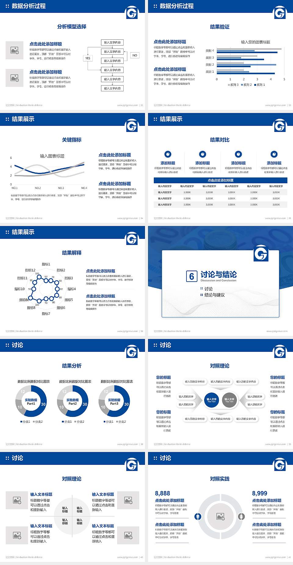 辽宁经济职业技术学院论文答辩标准PPT模板4:3格式幻灯片预览图5