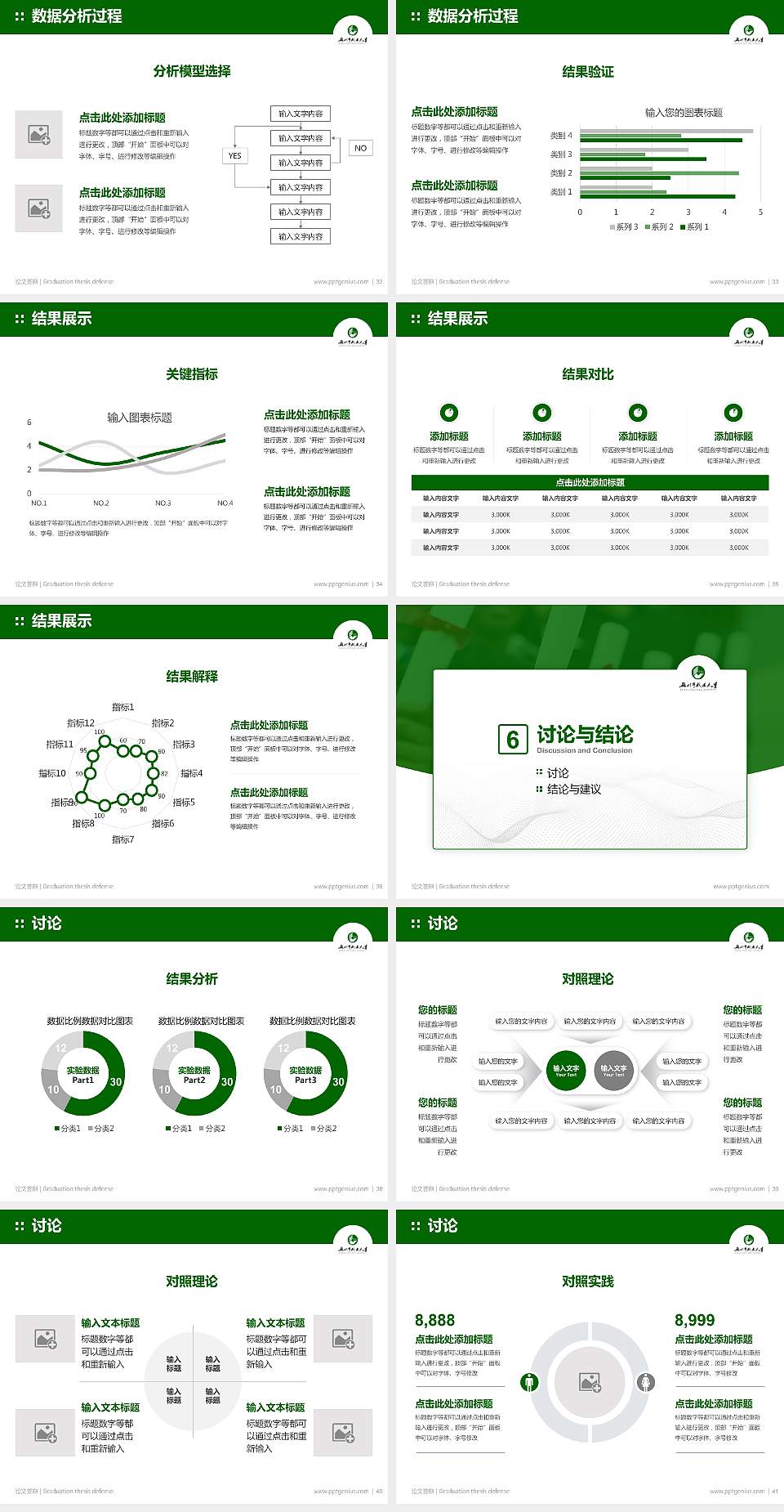 苏州职业大学论文答辩标准PPT模板4:3格式幻灯片预览图5