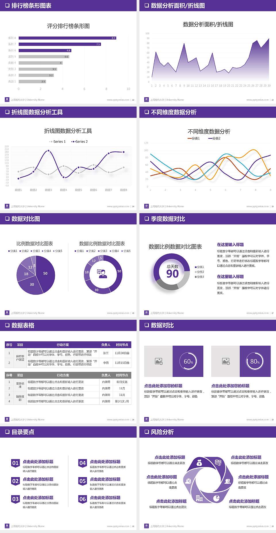 上海纽约大学PPT模板下载4:3格式幻灯片预览图4
