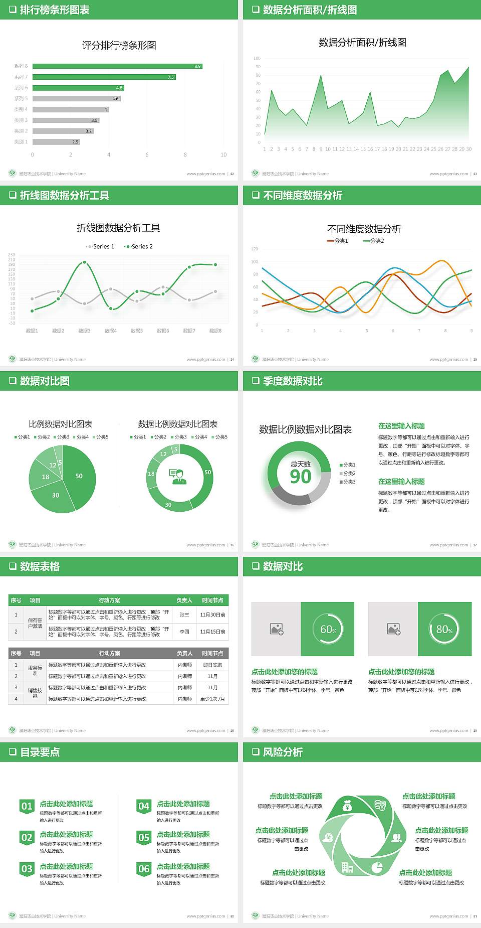 濮阳职业技术学院PPT模板下载4:3格式幻灯片预览图4