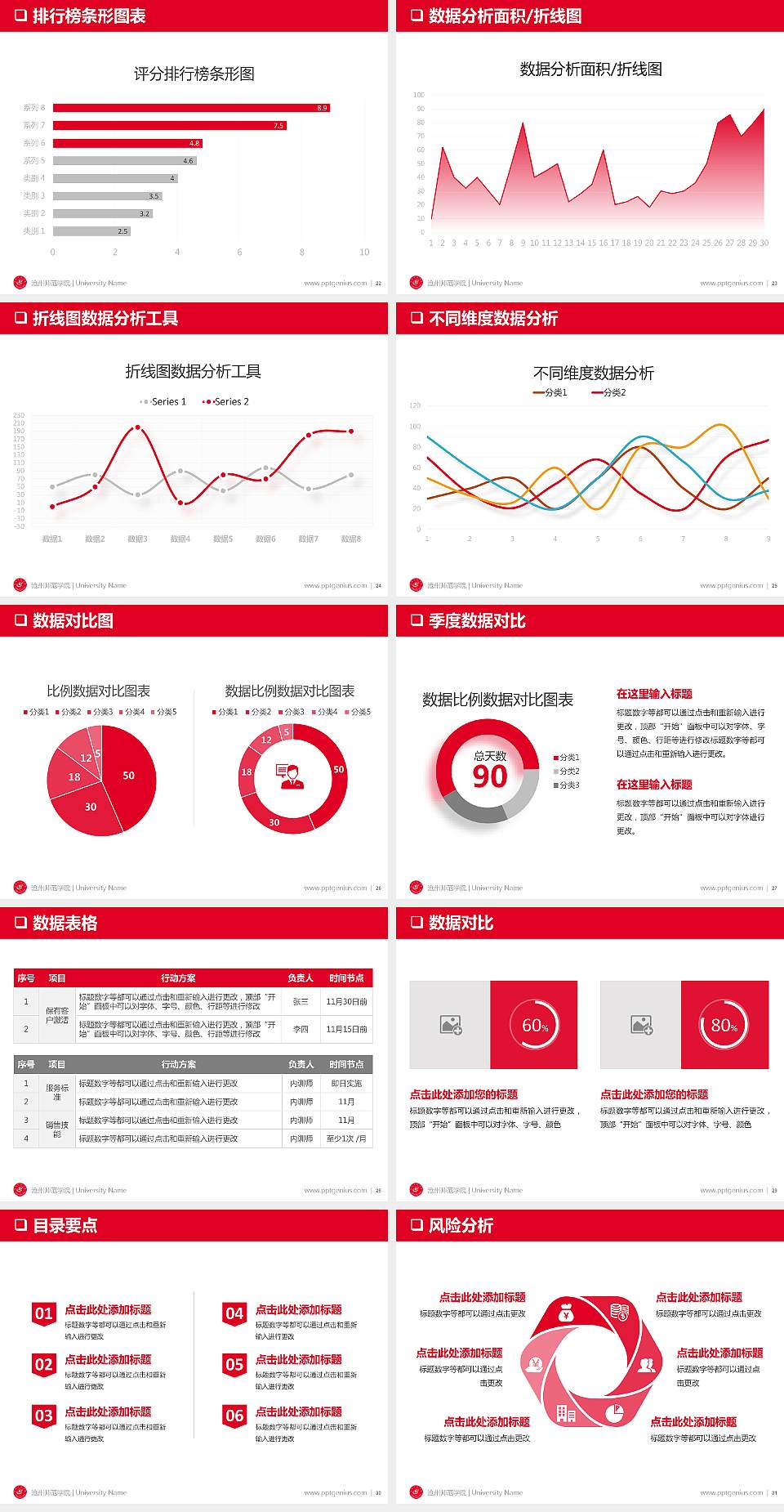 沧州师范学院PPT模板下载4:3格式幻灯片预览图4