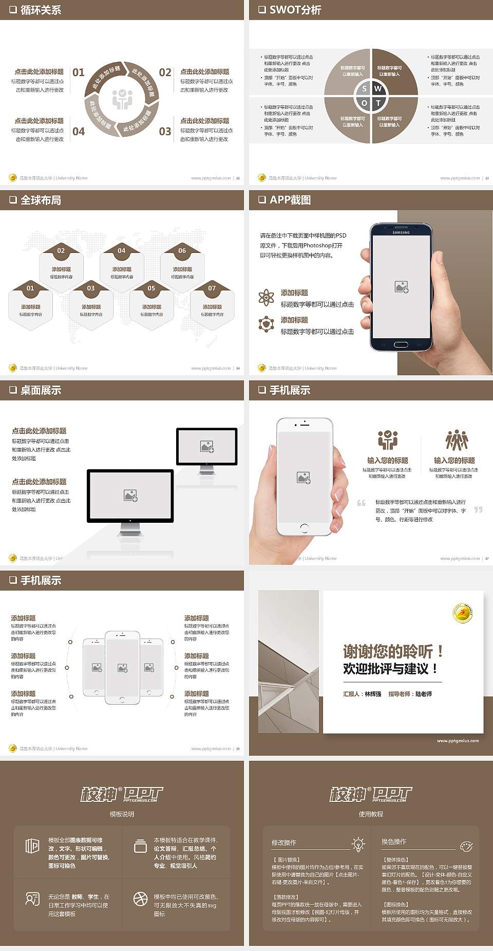 乌鲁木齐职业大学PPT模板下载4:3格式幻灯片预览图5