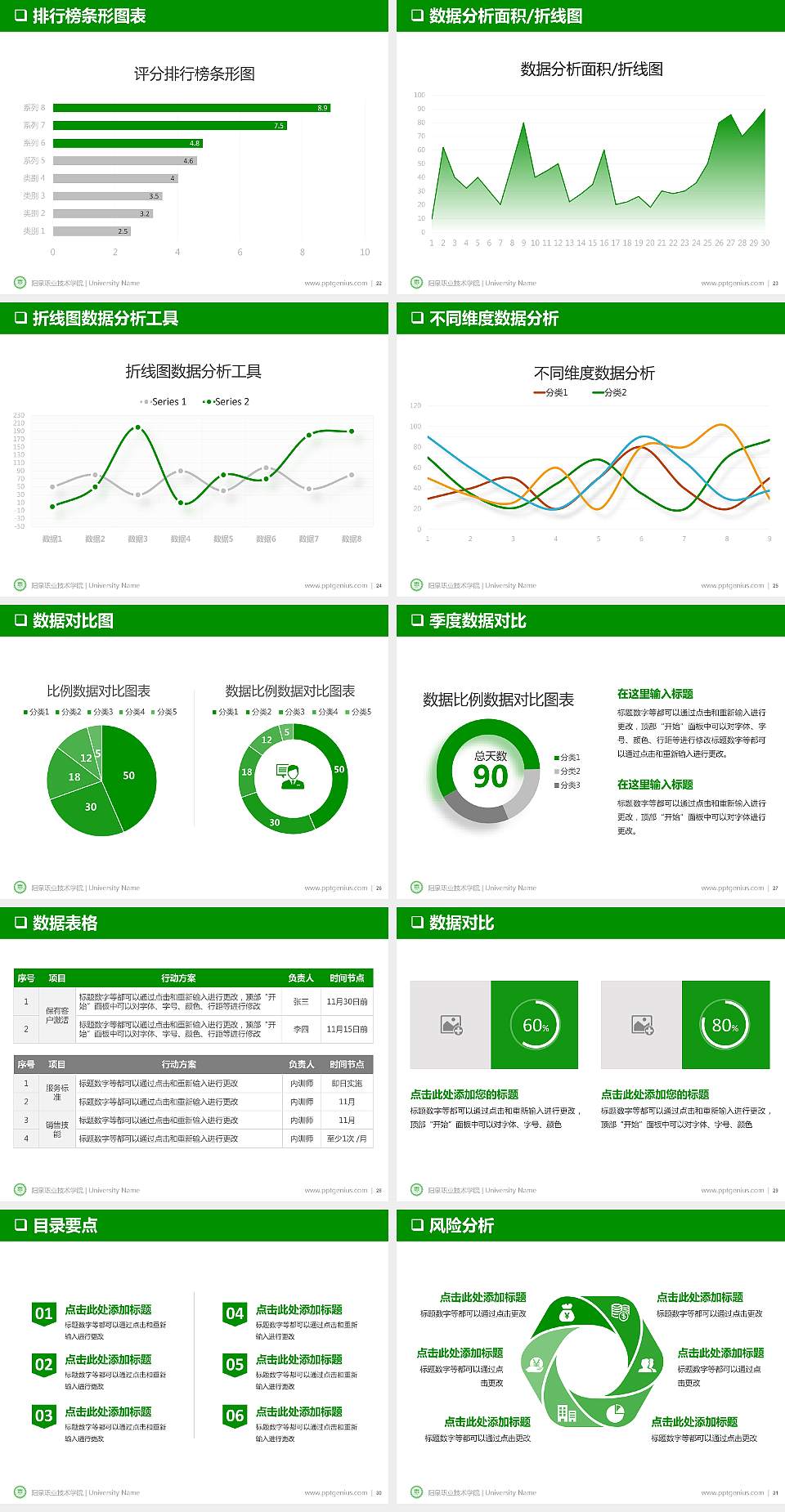 阳泉职业技术学院PPT模板下载4:3格式幻灯片预览图4
