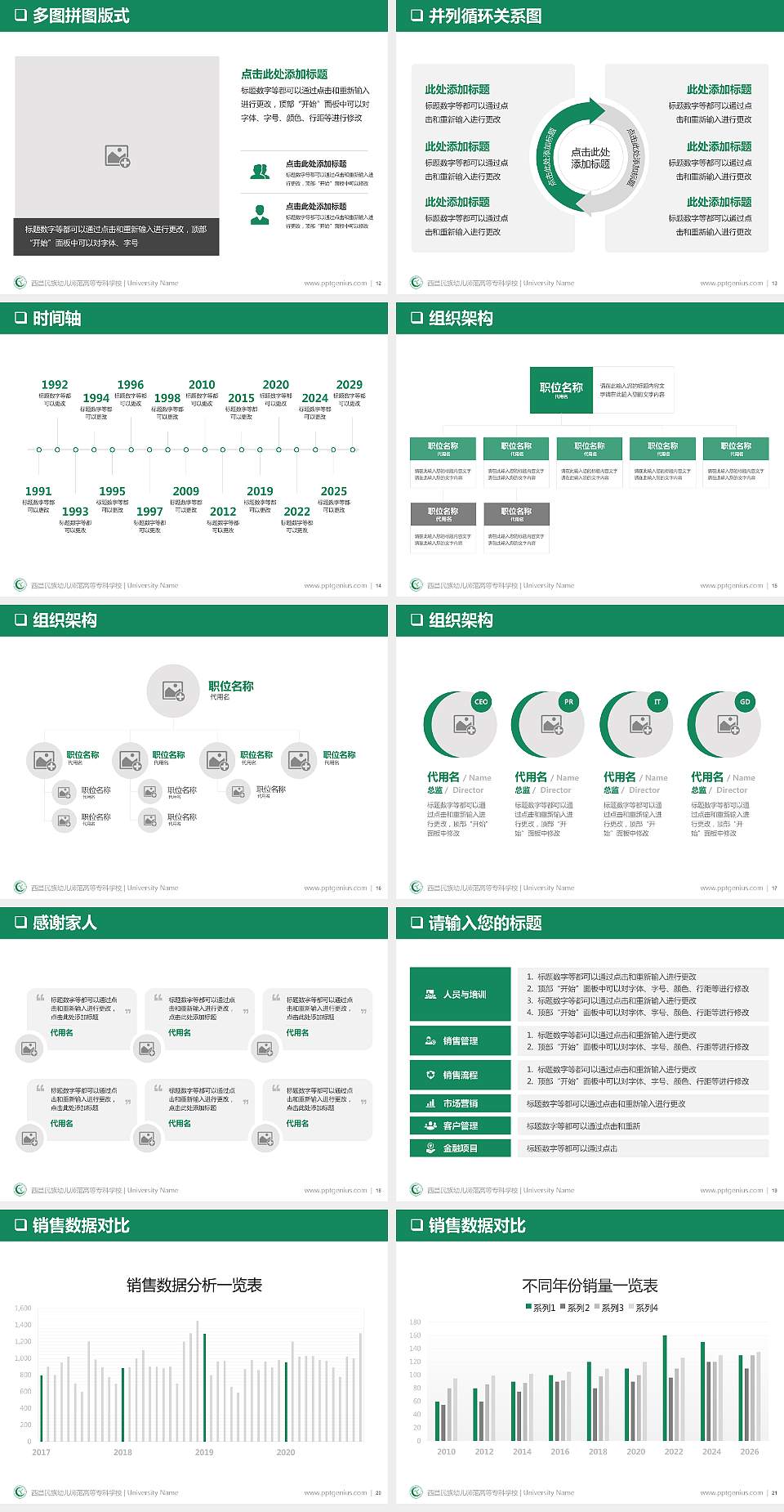西昌民族幼儿师范高等专科学校PPT模板下载4:3格式幻灯片预览图3