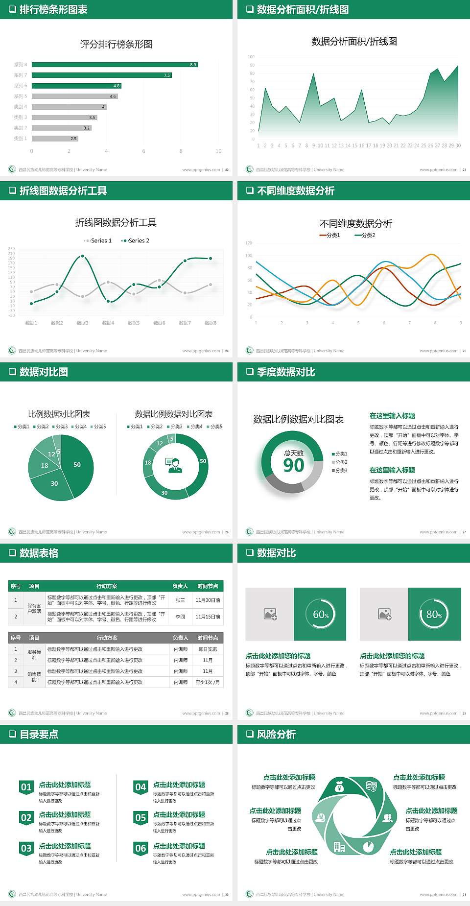 西昌民族幼儿师范高等专科学校PPT模板下载4:3格式幻灯片预览图4