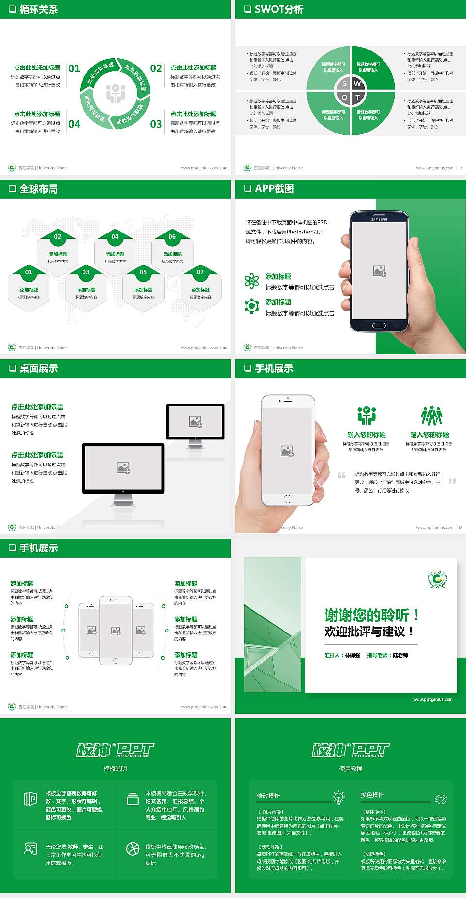 贵阳学院PPT模板下载4:3格式幻灯片预览图5