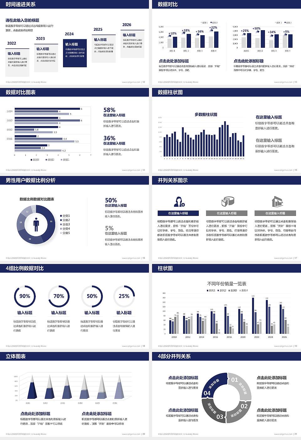中国人民解放军海军航空大学硕士研究生/本科生毕业论文答辩/开题报告通用PPT模板下载16:9格式幻灯片预览图3