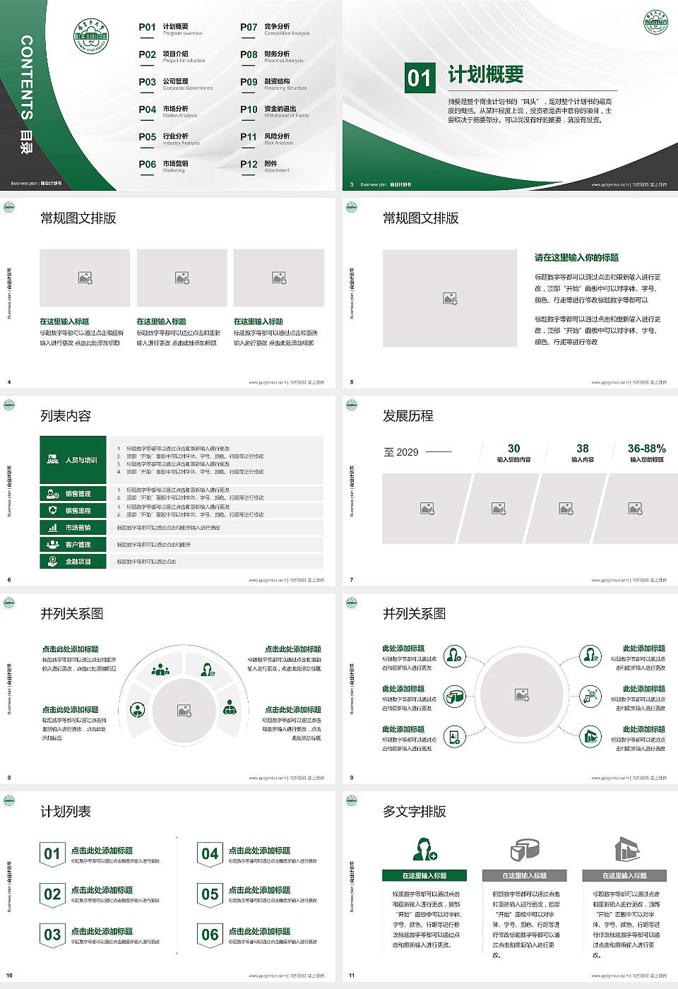 塔里木大学专用全国大学生互联网+创新创业大赛计划书/路演/网评PPT模板16:9格式幻灯片预览图2