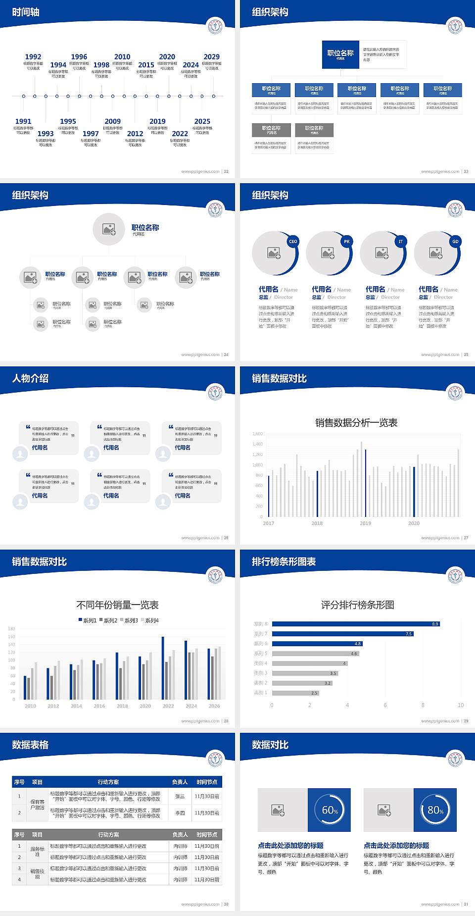 蚌埠医科大学学术汇报/学术交流研讨会通用PPT模板下载4:3格式幻灯片预览图4