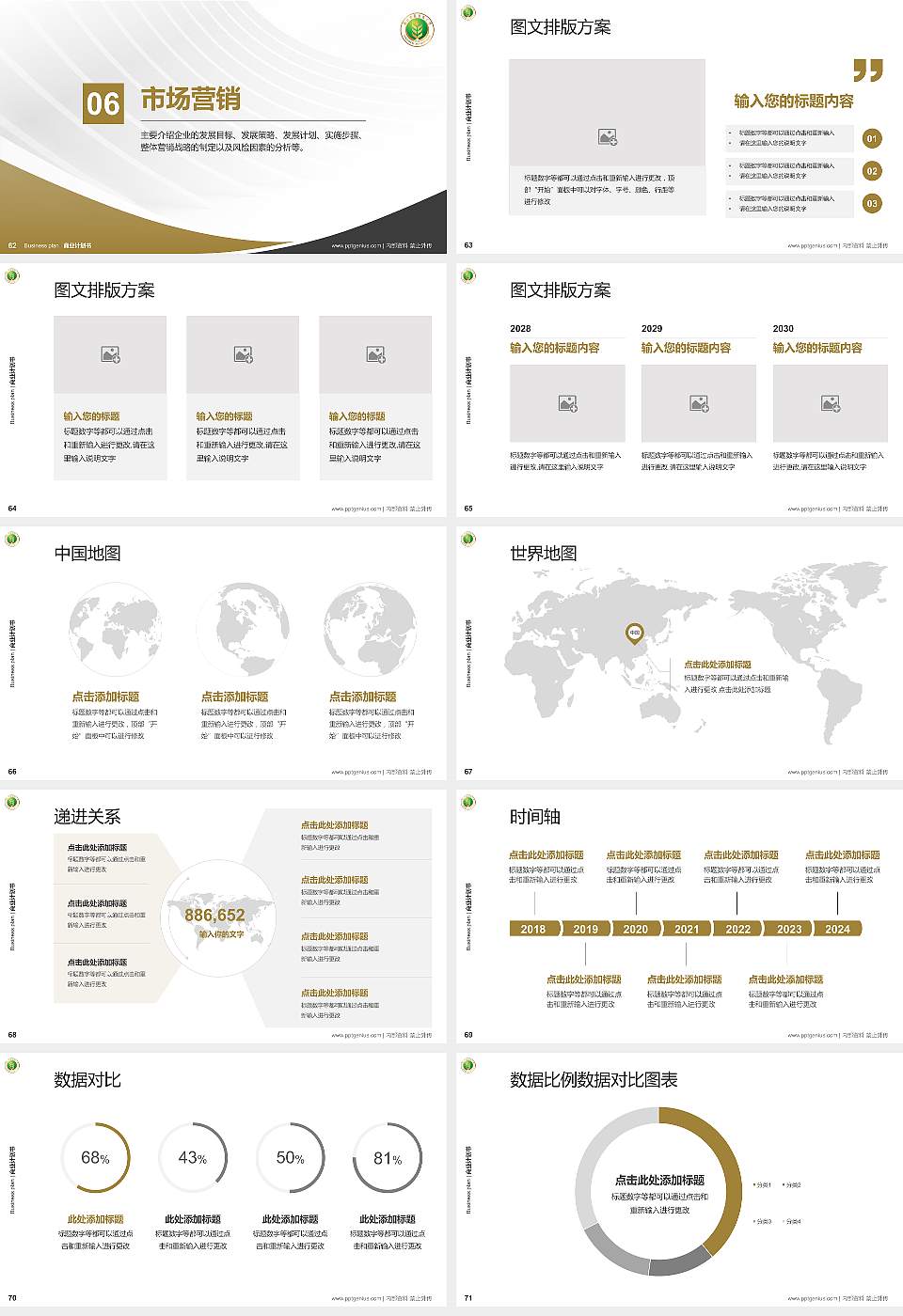 西北农林科技大学专用全国大学生互联网+创新创业大赛计划书/路演/网评PPT模板16:9格式幻灯片预览图8