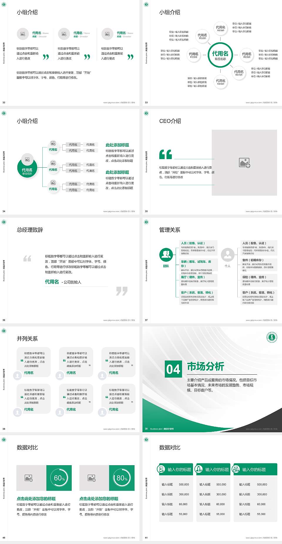 内蒙古师范大学专用全国大学生互联网+创新创业大赛计划书/路演/网评PPT模板4:3格式幻灯片预览图5