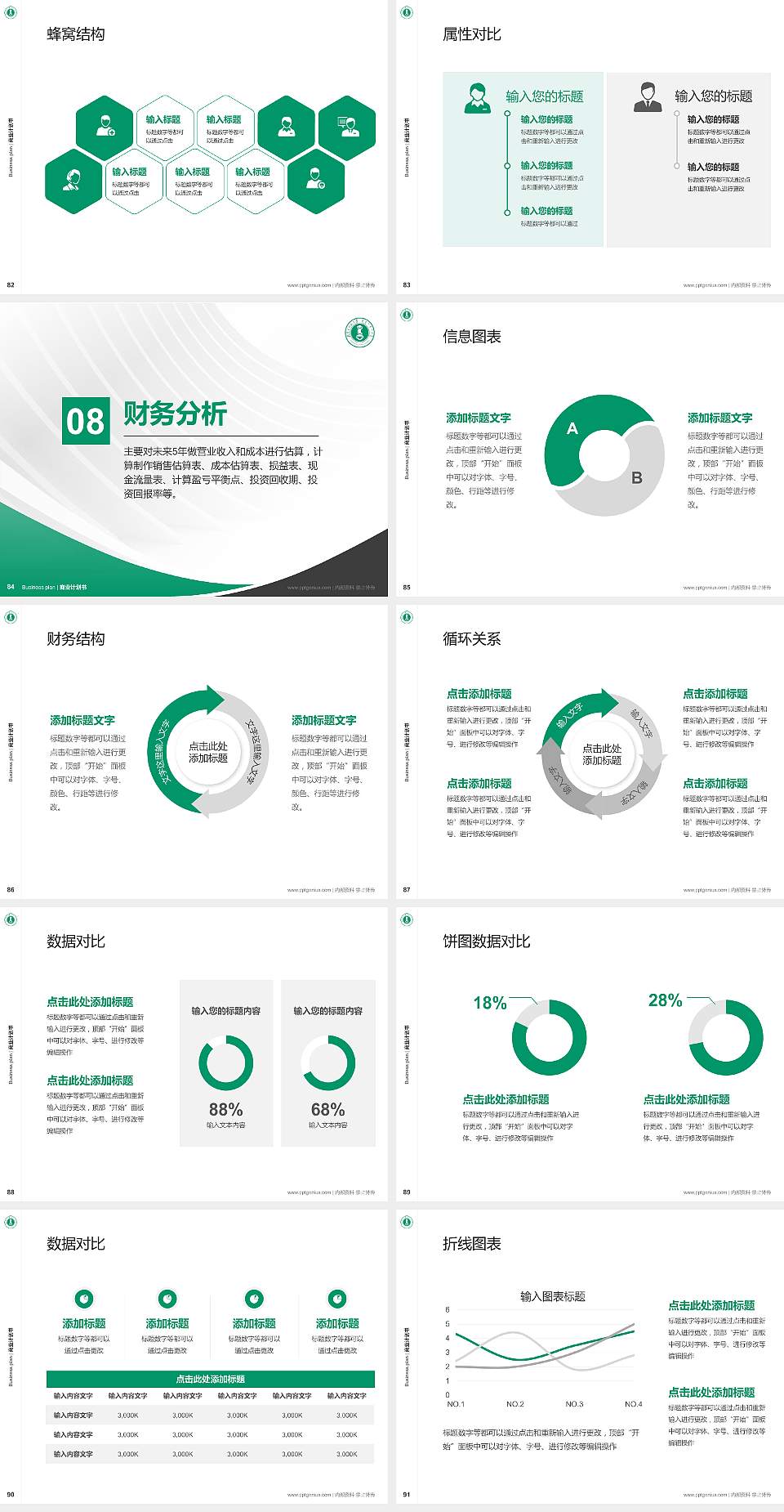 内蒙古师范大学专用全国大学生互联网+创新创业大赛计划书/路演/网评PPT模板4:3格式幻灯片预览图10