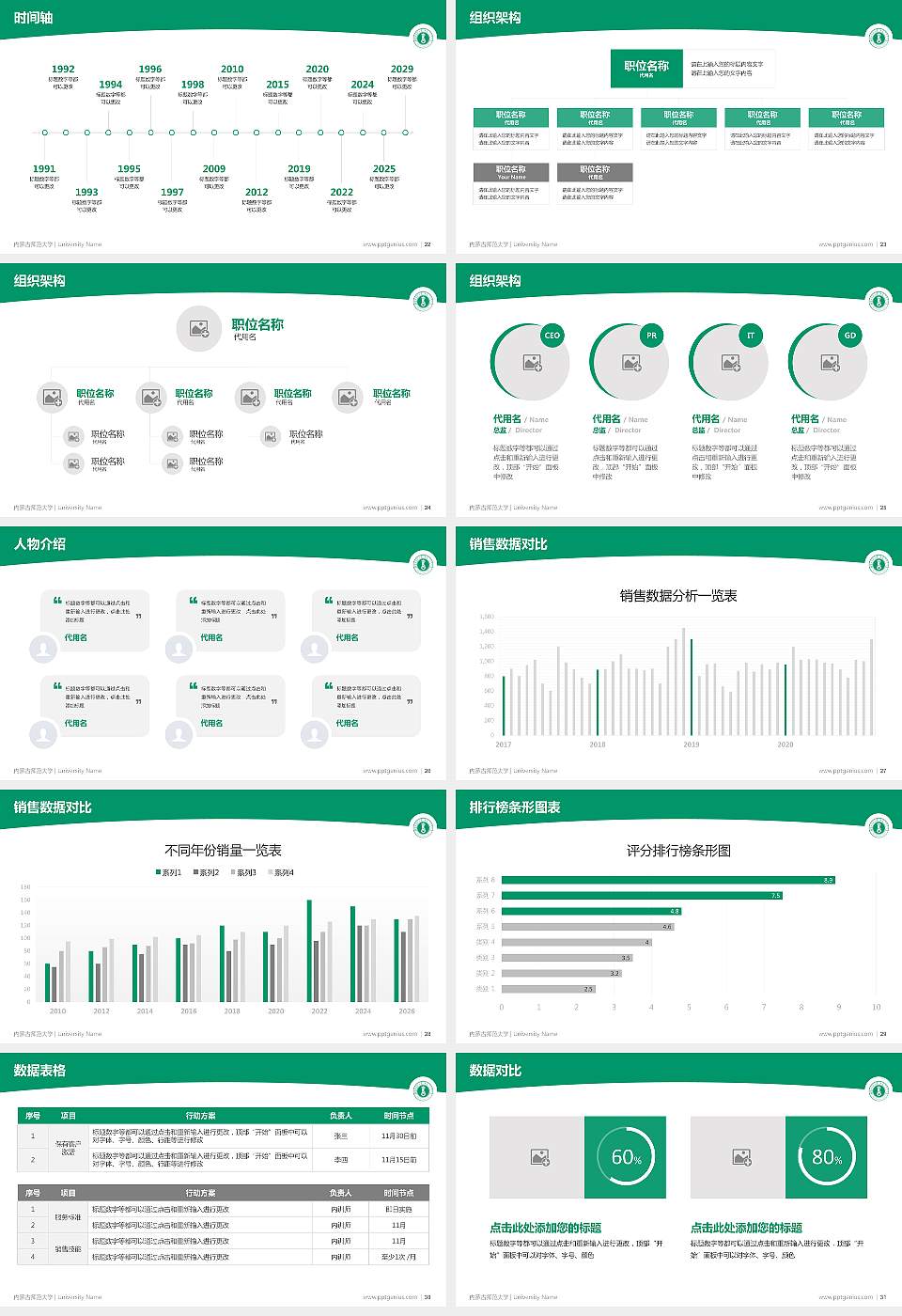 内蒙古师范大学学术汇报/学术交流研讨会通用PPT模板下载16:9格式幻灯片预览图4