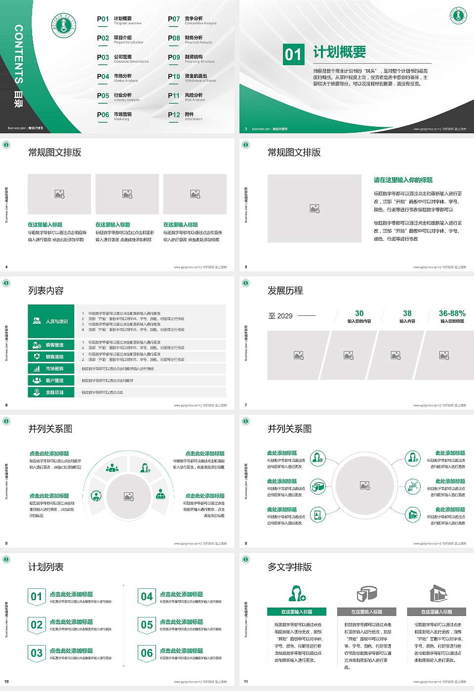 内蒙古师范大学专用全国大学生互联网+创新创业大赛计划书/路演/网评PPT模板16:9格式幻灯片预览图2