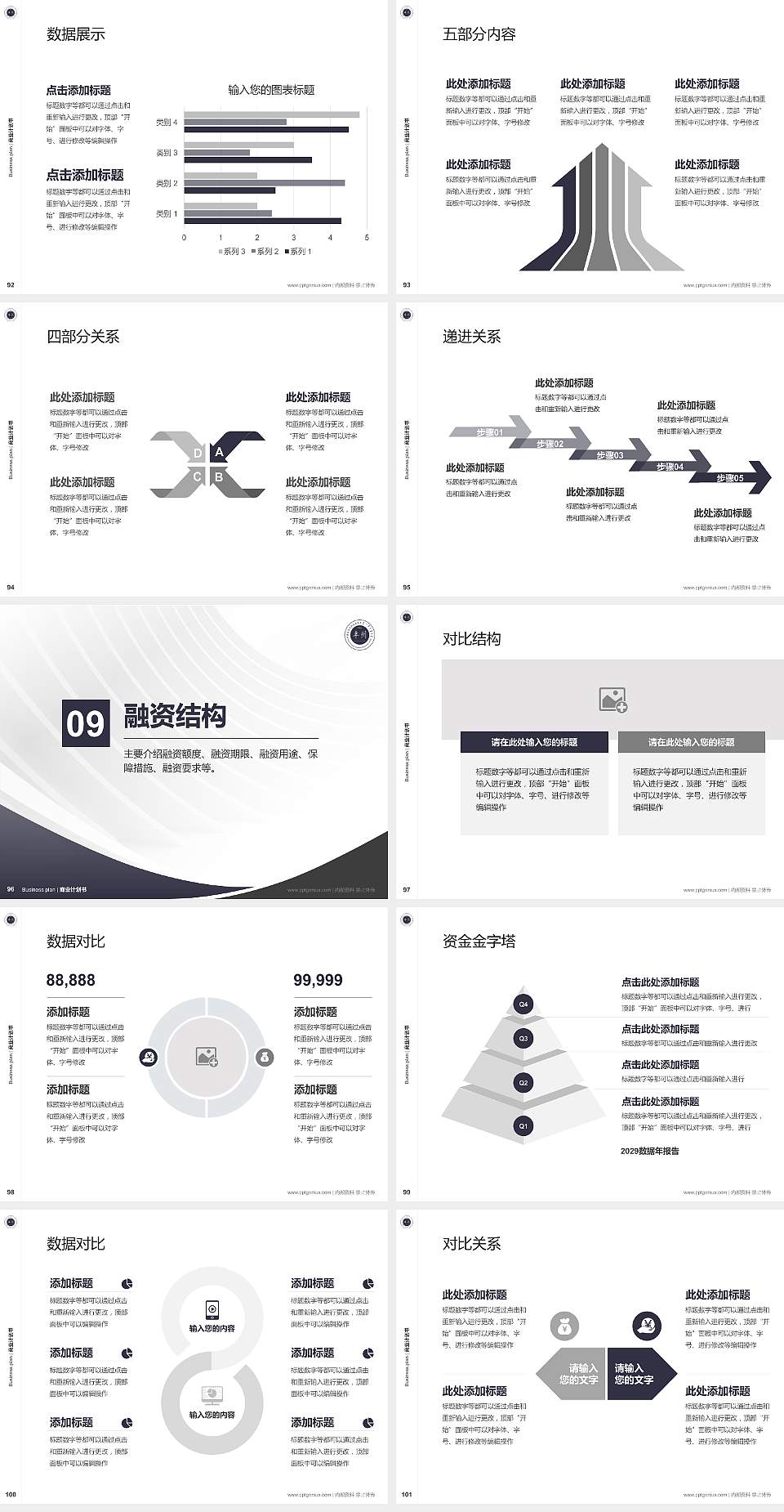 内蒙古丰州职业学院专用全国大学生互联网+创新创业大赛计划书/路演/网评PPT模板4:3格式幻灯片预览图11