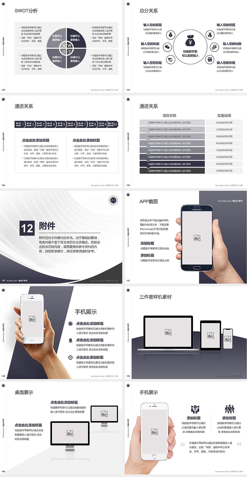 内蒙古丰州职业学院专用全国大学生互联网+创新创业大赛计划书/路演/网评PPT模板4:3格式幻灯片预览图15