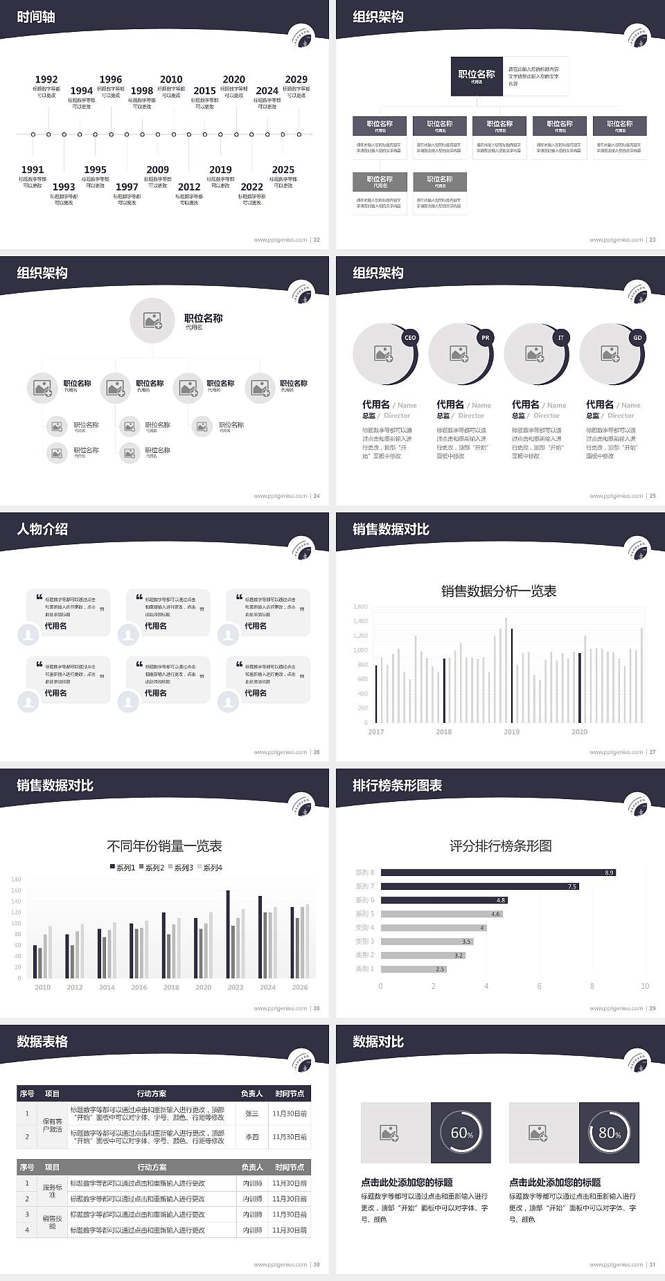 内蒙古丰州职业学院学术汇报/学术交流研讨会通用PPT模板下载4:3格式幻灯片预览图4