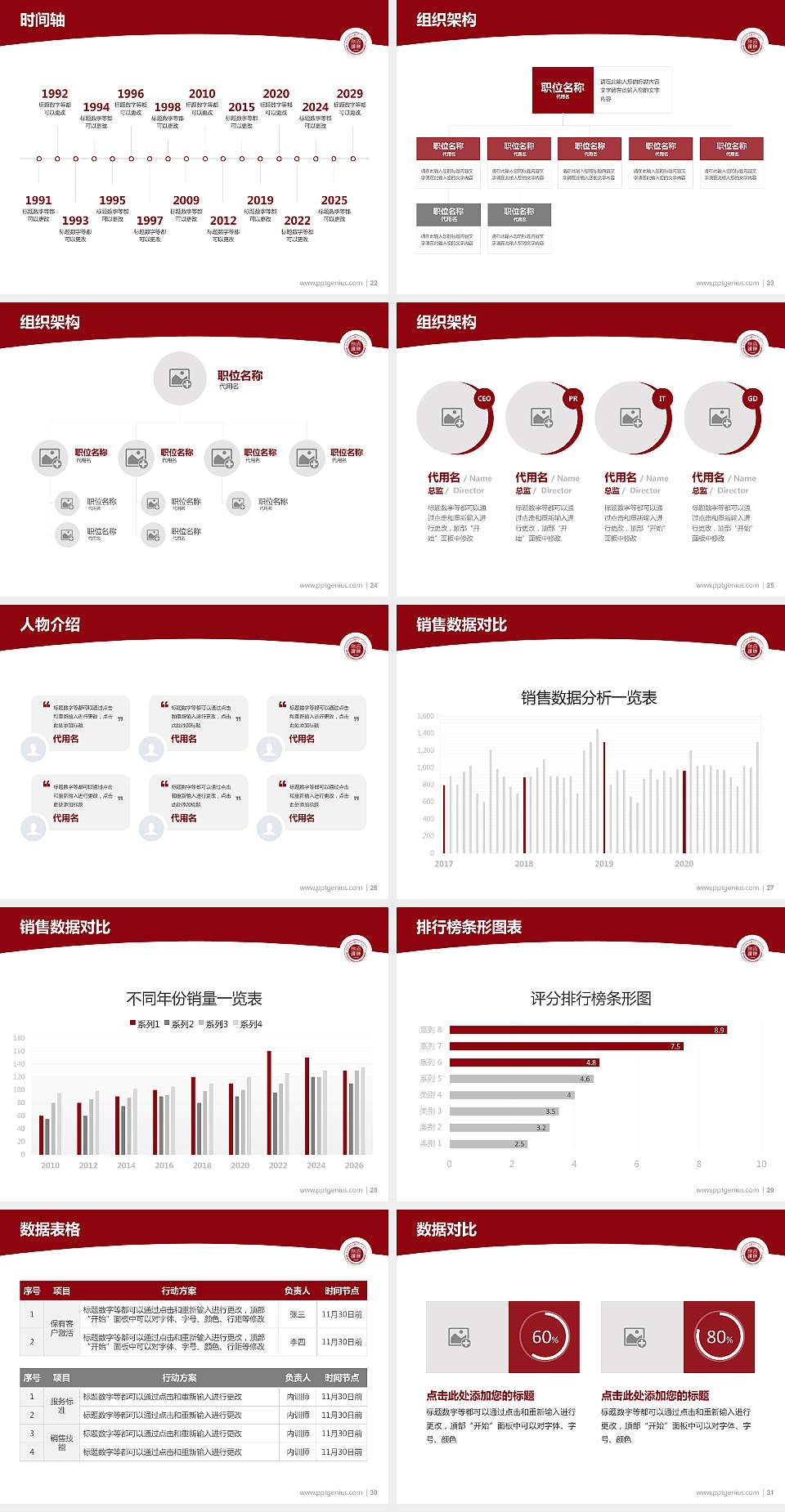 内蒙古科技大学学术汇报/学术交流研讨会通用PPT模板下载4:3格式幻灯片预览图4
