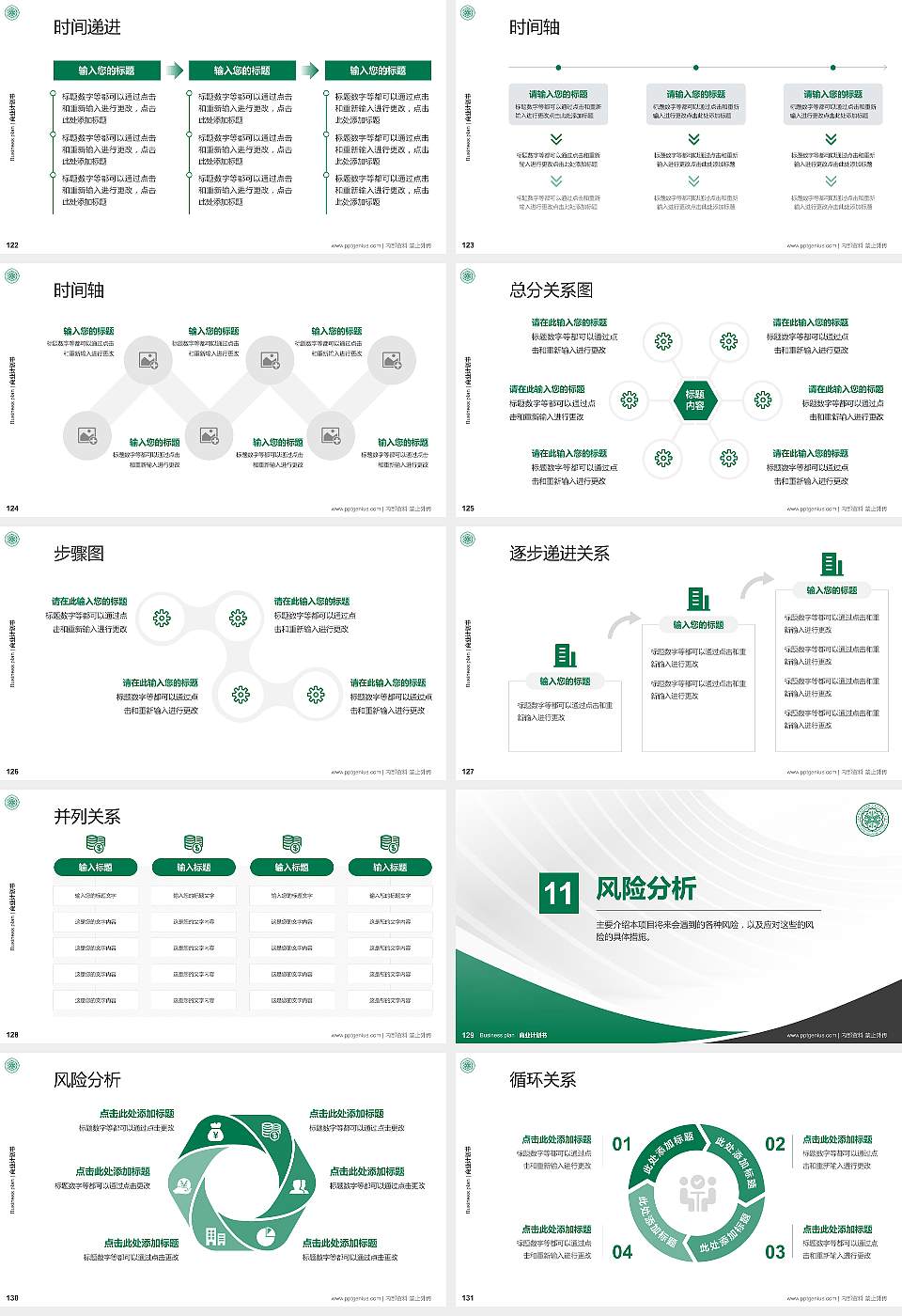 锡林郭勒职业学院专用全国大学生互联网+创新创业大赛计划书/路演/网评PPT模板16:9格式幻灯片预览图14